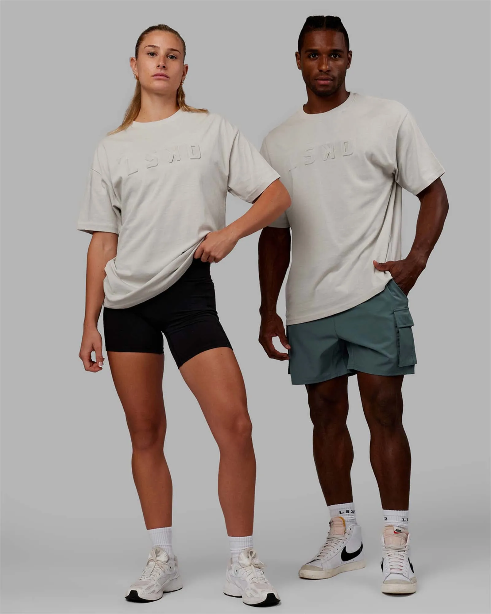 Unisex Stamped Heavyweight Tee Oversize - Lunar Rock sold by LSKD