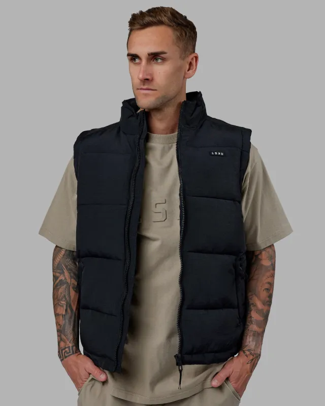 Classic Puffer Vest - Black sold by LSKD