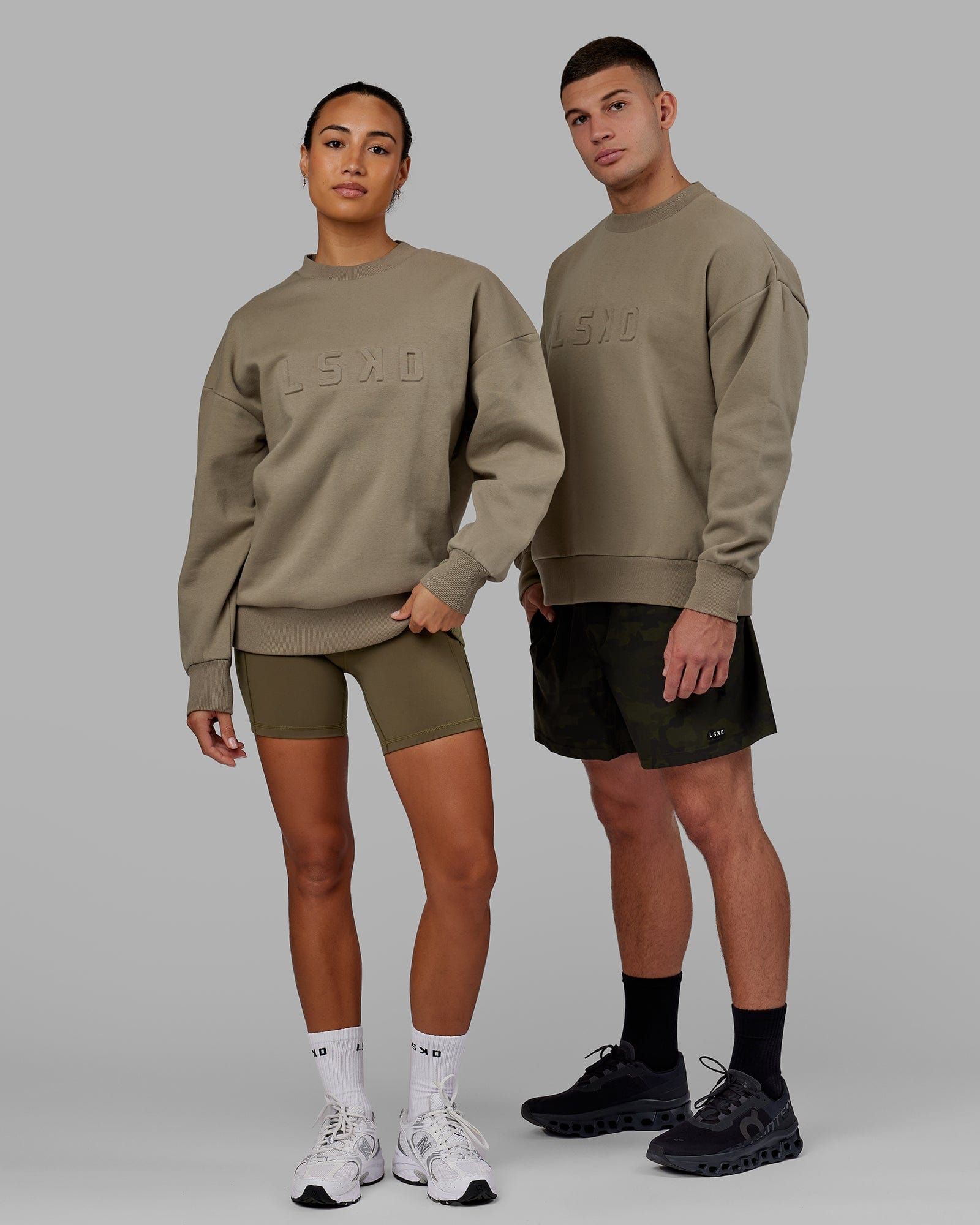 Unisex Stamped Sweater Oversize - Laurel Oak sold by LSKD