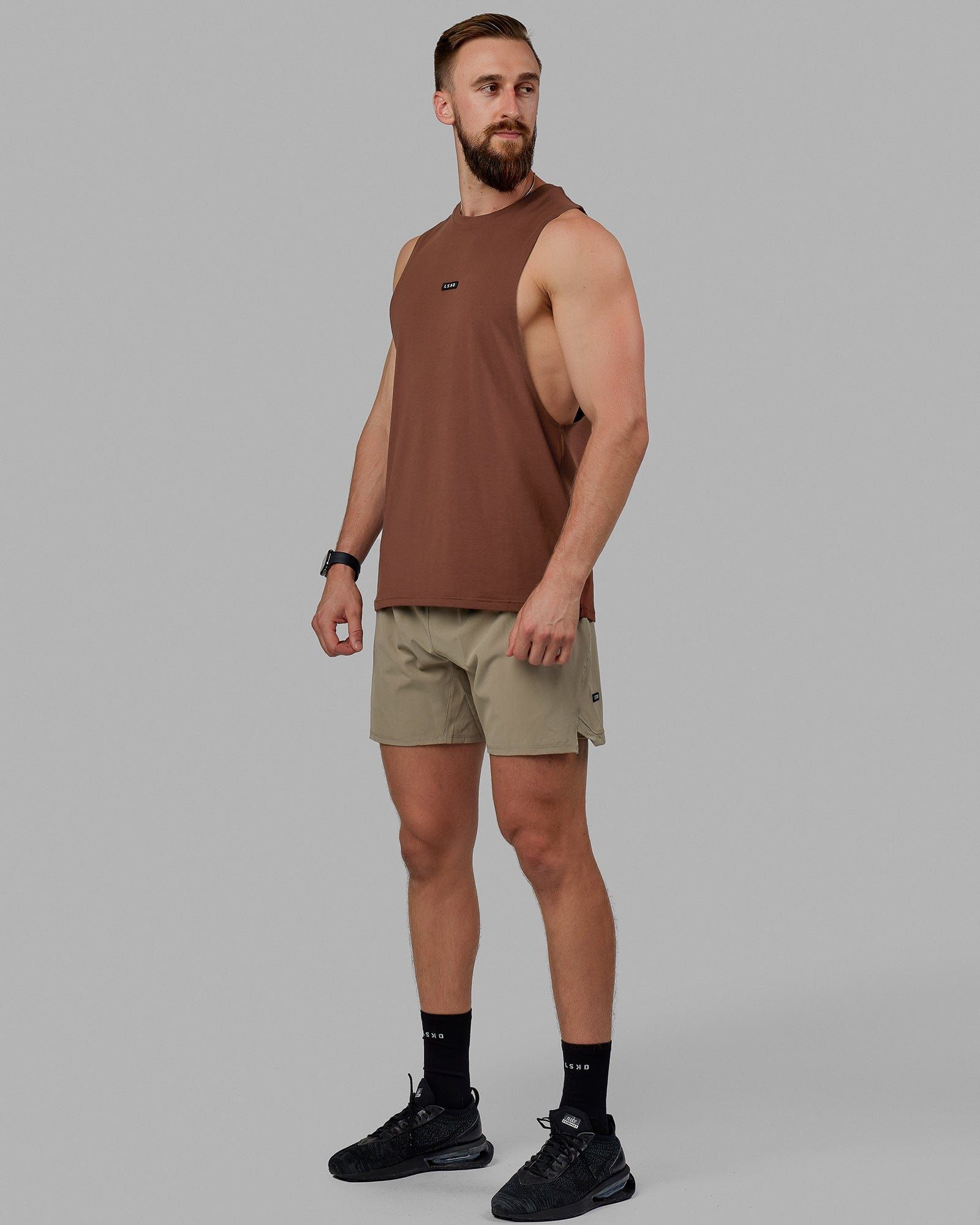 Fundamental FLXCotton Drop Arm Tank - Cappuccino sold by LSKD product image thumbnail 3