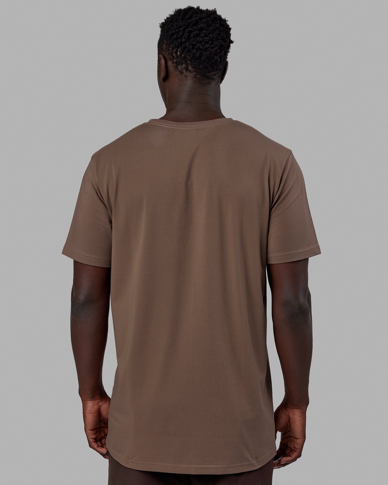 Base FLXCotton Tee - Deep Taupe sold by LSKD product image thumbnail 4