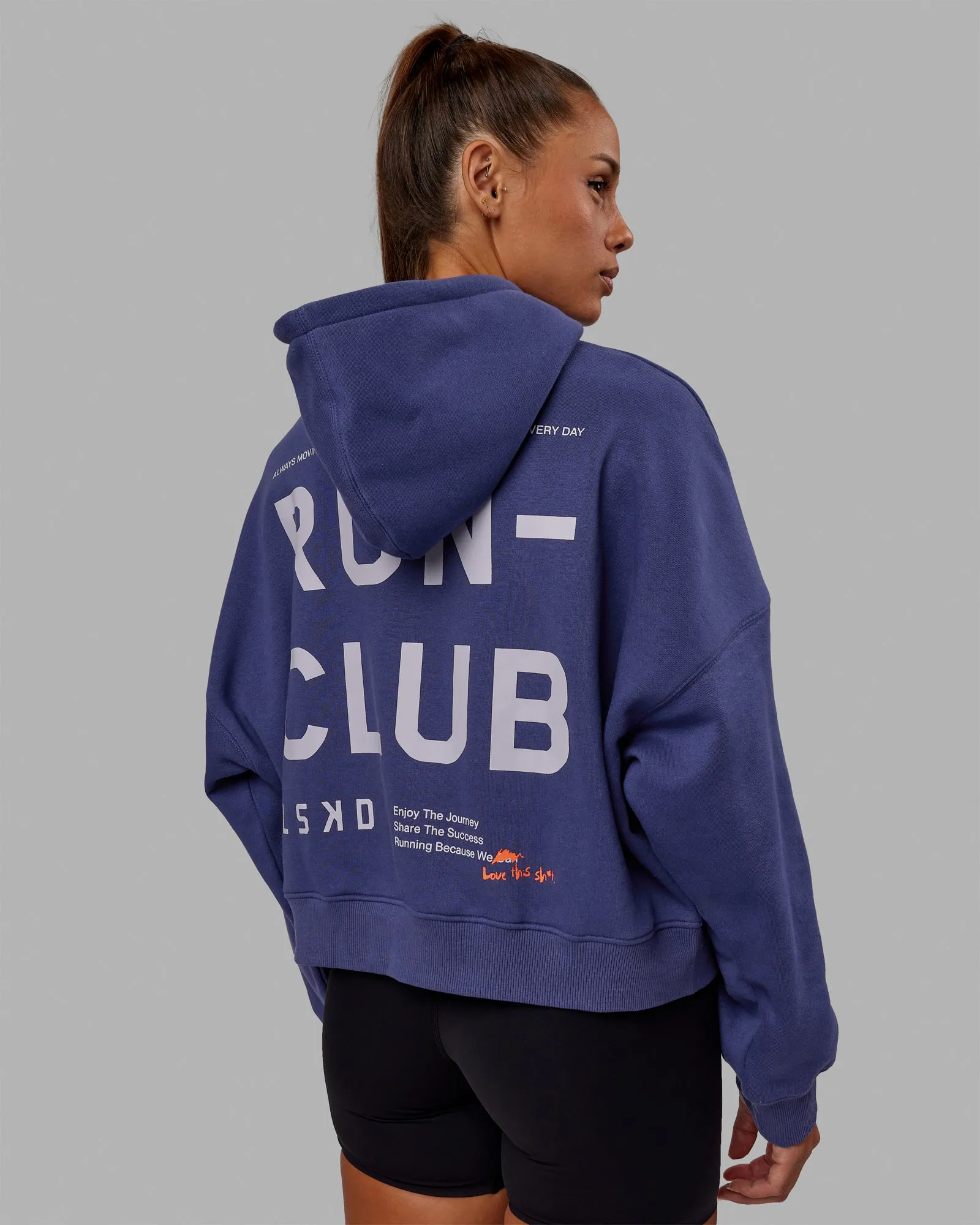 Love The Run Hoodie - Future Dusk-Galactic Lilac sold by LSKD product image thumbnail 5
