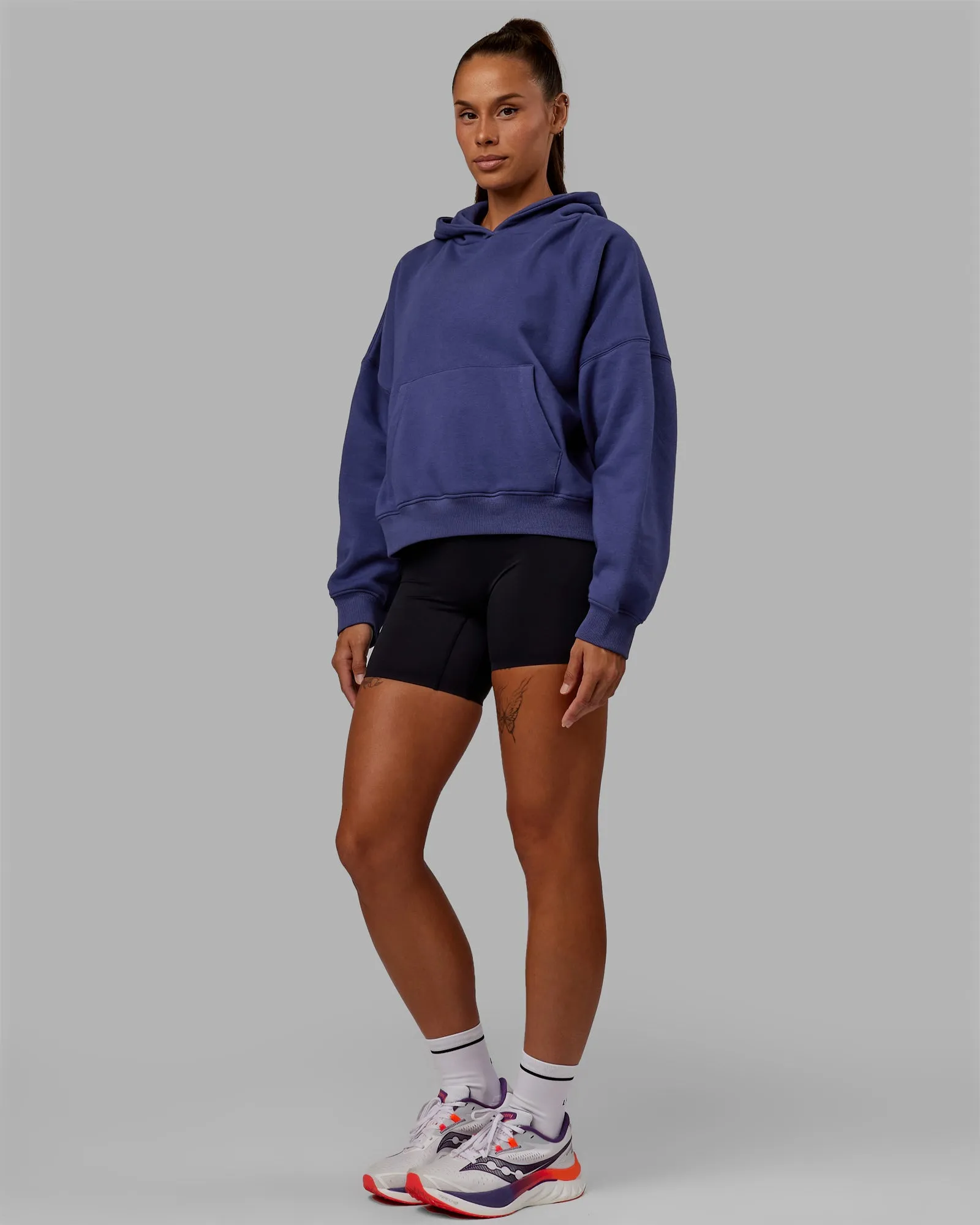 Love The Run Hoodie - Future Dusk-Galactic Lilac sold by LSKD product image thumbnail 3
