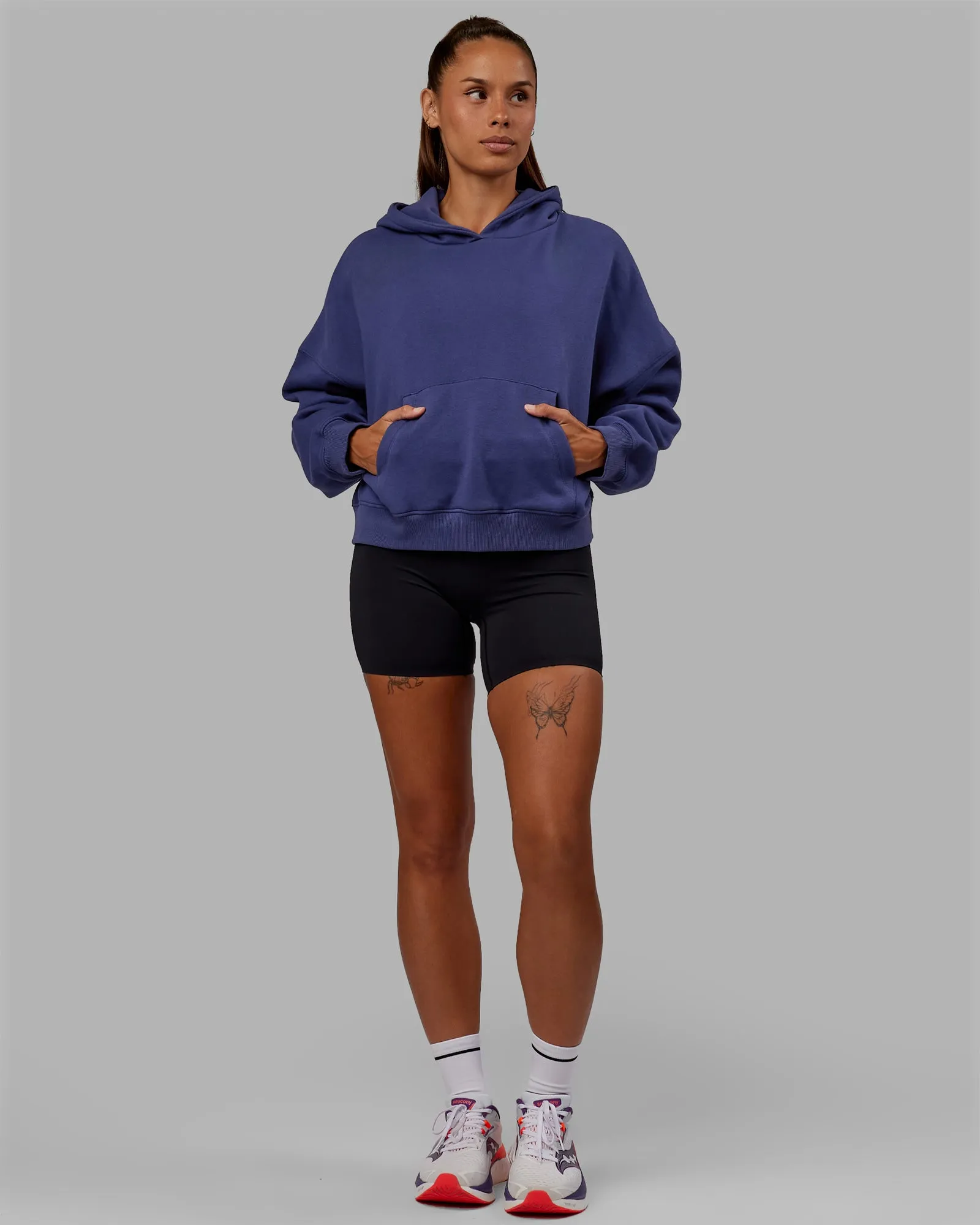 Love The Run Hoodie - Future Dusk-Galactic Lilac sold by LSKD product image thumbnail 4