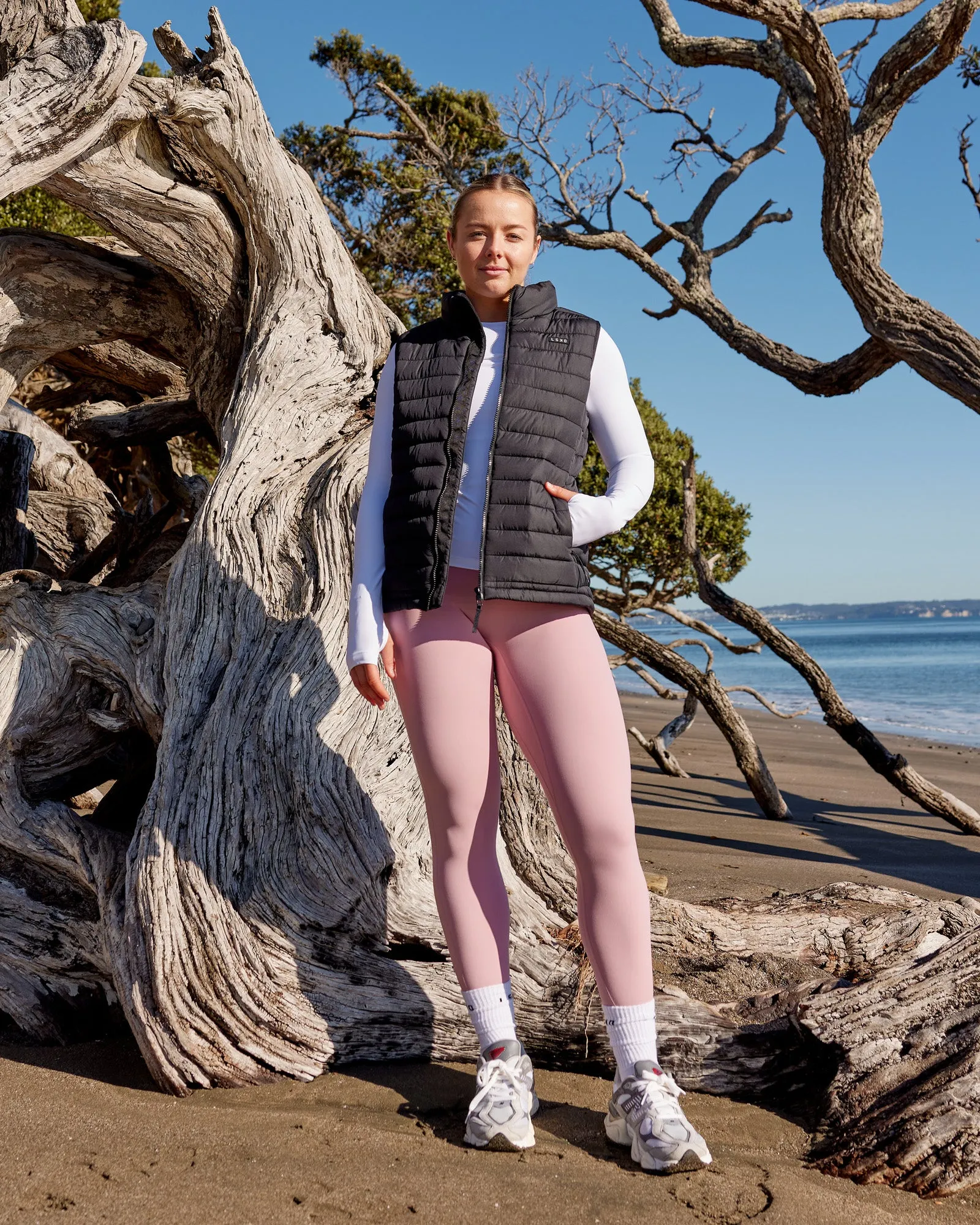 All Day Puffer Vest - Black sold by LSKD product image thumbnail 4