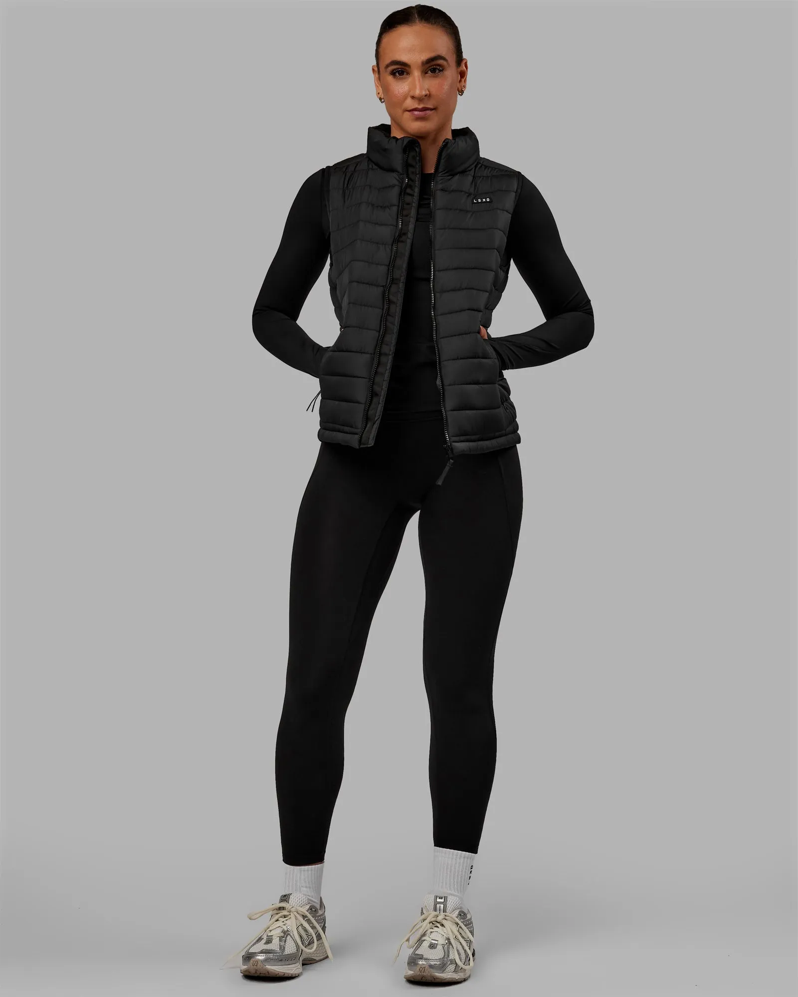All Day Puffer Vest - Black sold by LSKD product image thumbnail 2