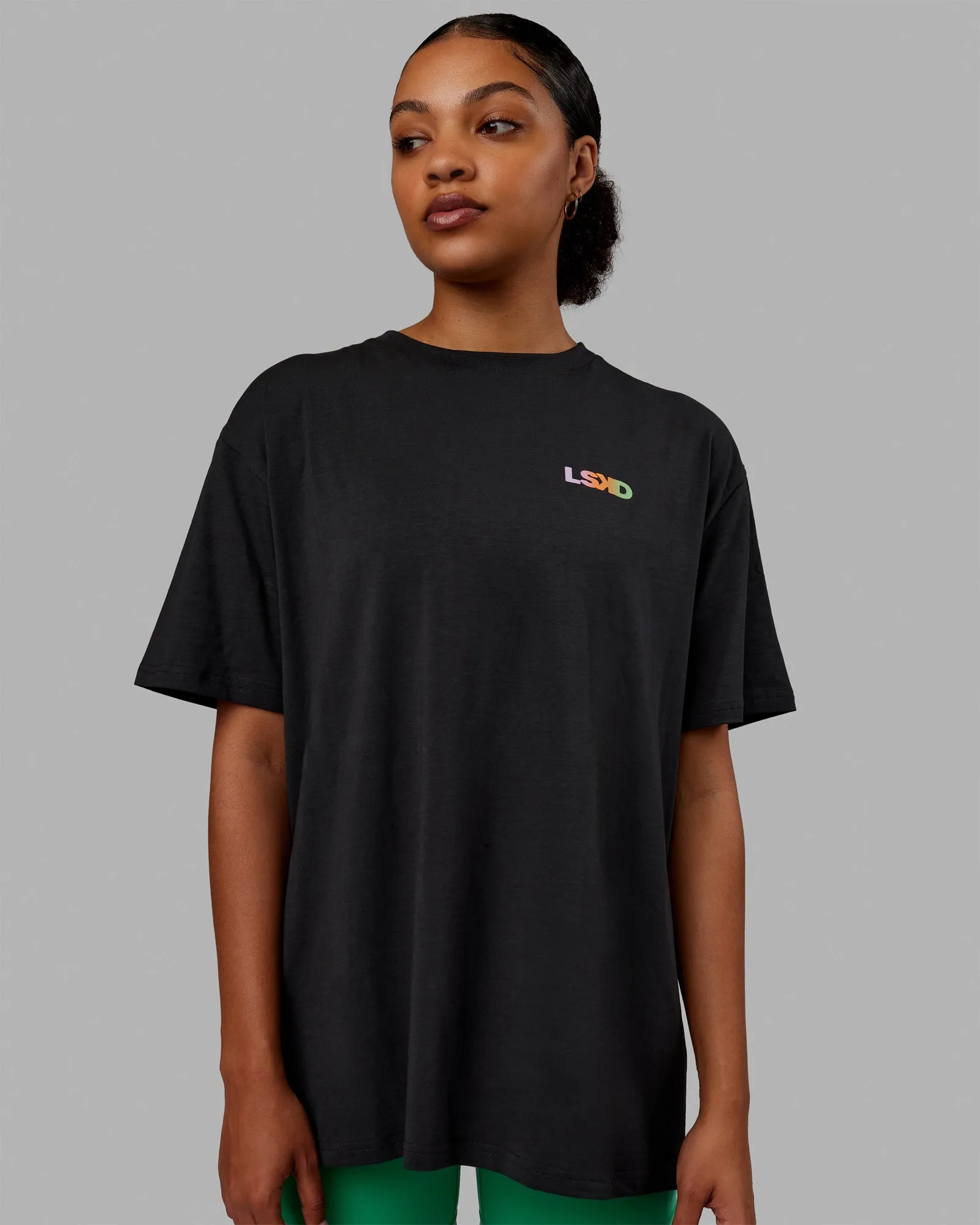 E.T.J FLXCotton Tee Oversize - Phantom-Lilac sold by LSKD product image thumbnail 2