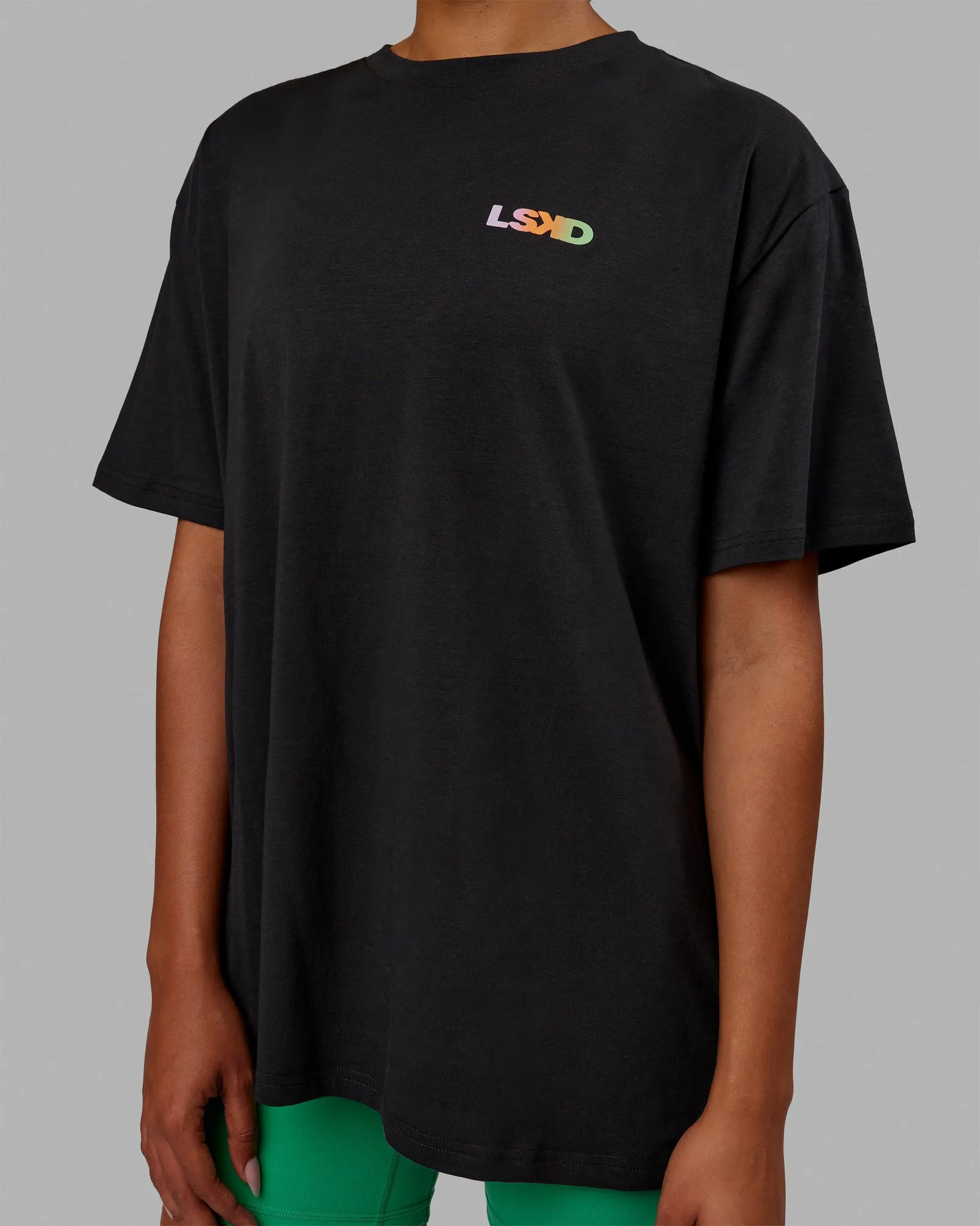 E.T.J FLXCotton Tee Oversize - Phantom-Lilac sold by LSKD product image thumbnail 4