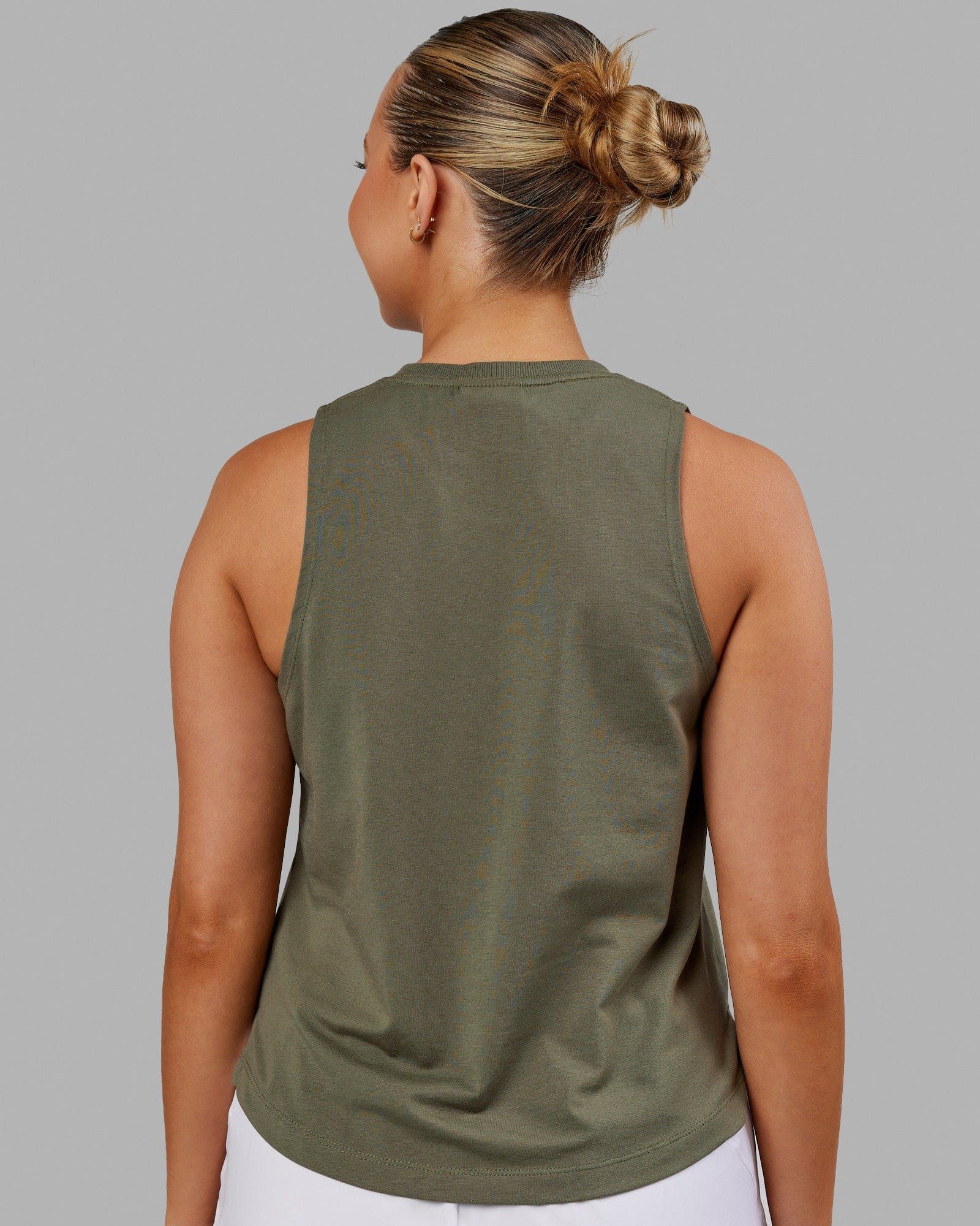Deluxe PimaFLX Tank - Olive Fade sold by LSKD product image thumbnail 4