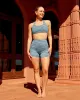Aspire Sports Bra - Tranquil-Elemental Blue sold by LSKD