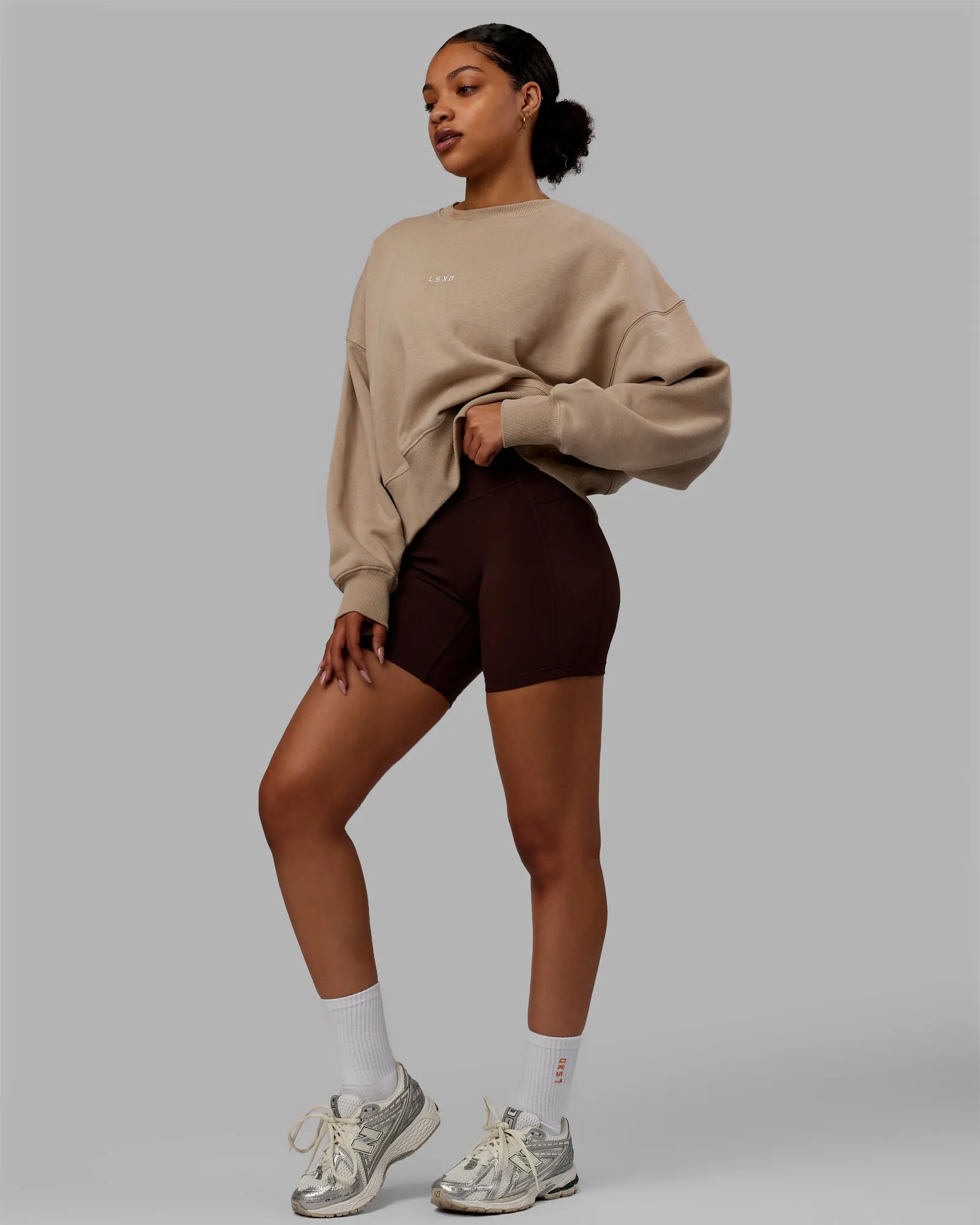 Everyday Slouch Sweater - Taupe sold by LSKD product image thumbnail 4