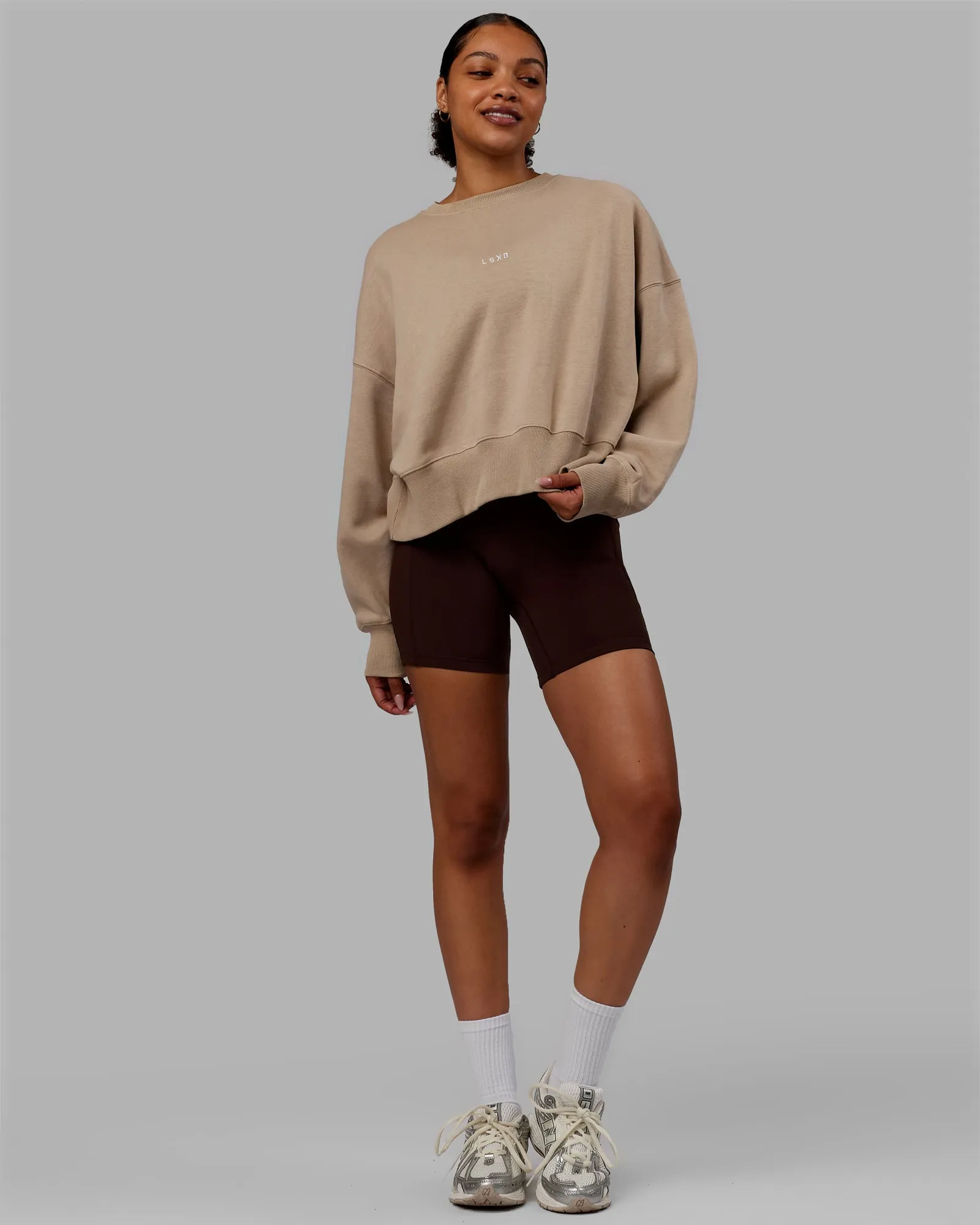 Everyday Slouch Sweater - Taupe sold by LSKD product image thumbnail 2