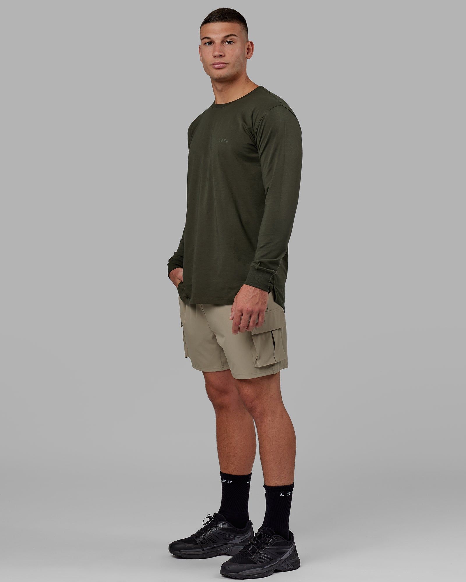Energy Stretch 6" Performance Cargo Short - Laurel Oak sold by LSKD product image thumbnail 5