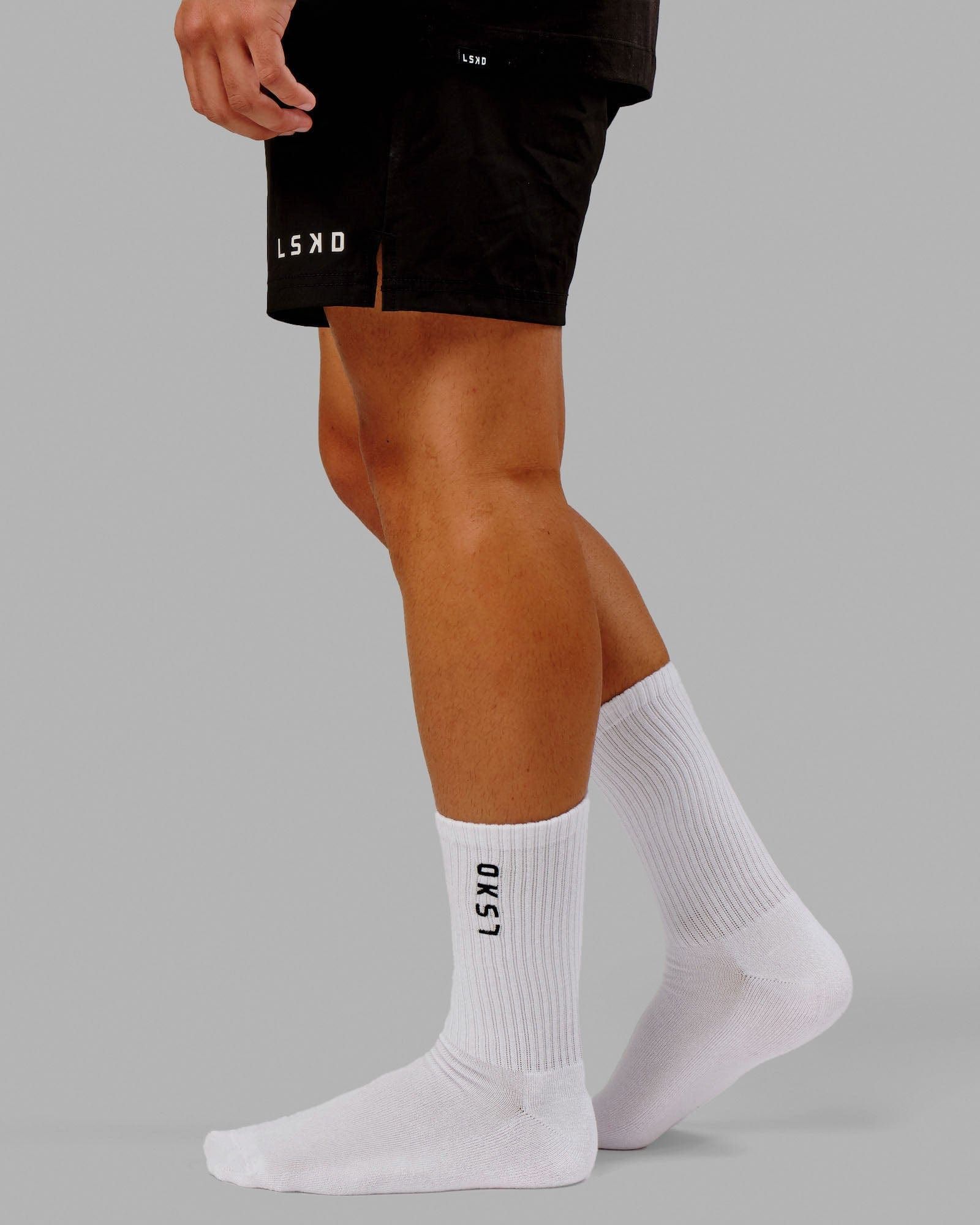Signal Crew Socks - White sold by LSKD