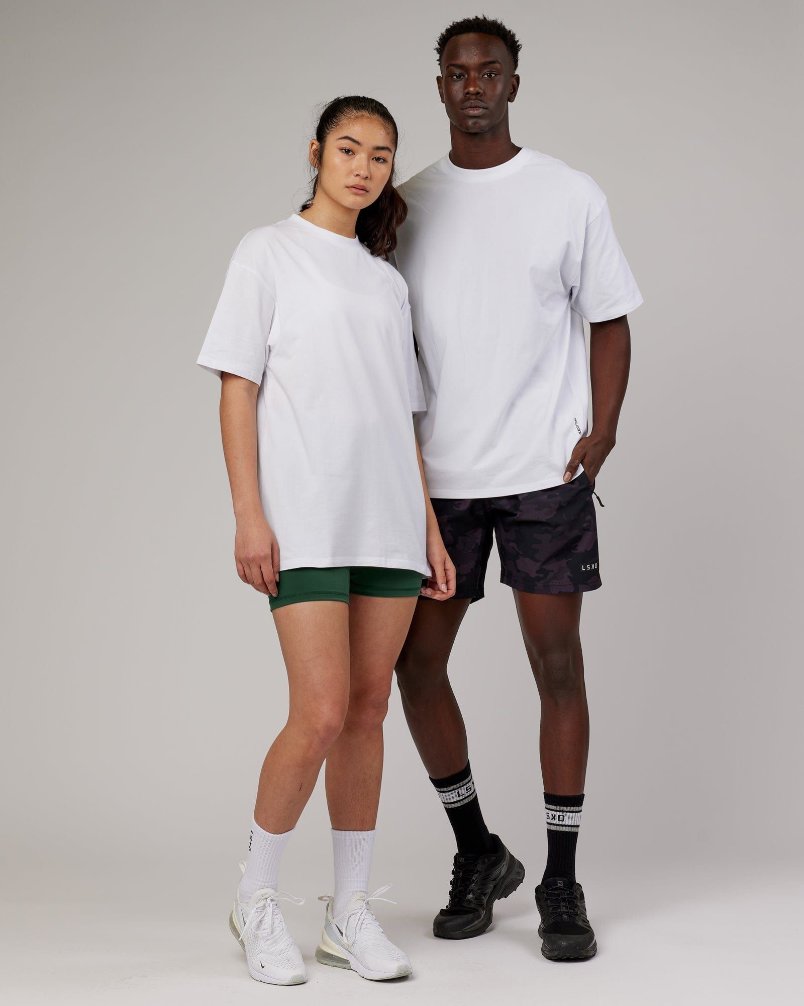 Unisex DownLow FLXCotton Oversize Tee - White sold by LSKD product image thumbnail 3
