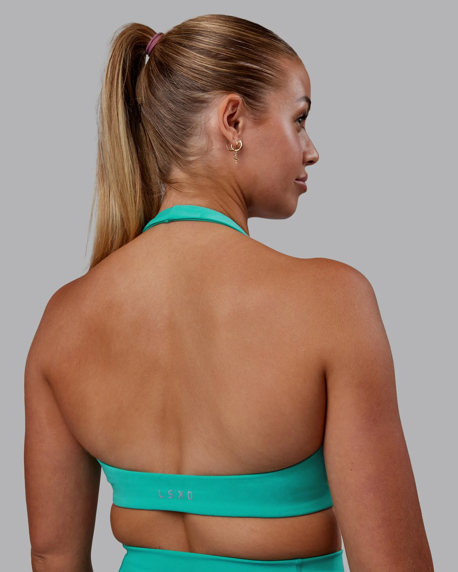 Challenger Sports Bra - Turquoise Tide sold by LSKD