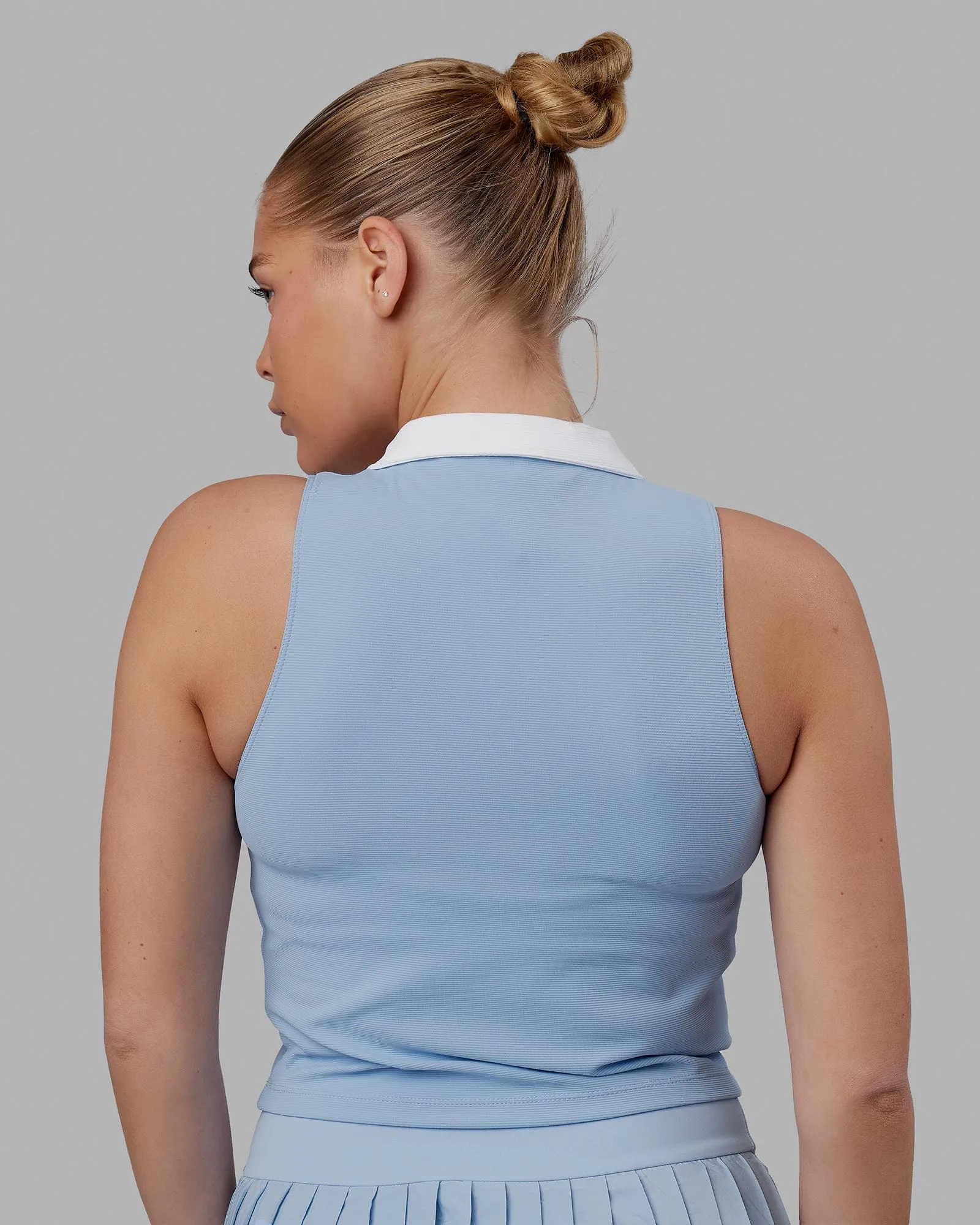Fairway Collared Tank - Windsurfer-White sold by LSKD product image thumbnail 4