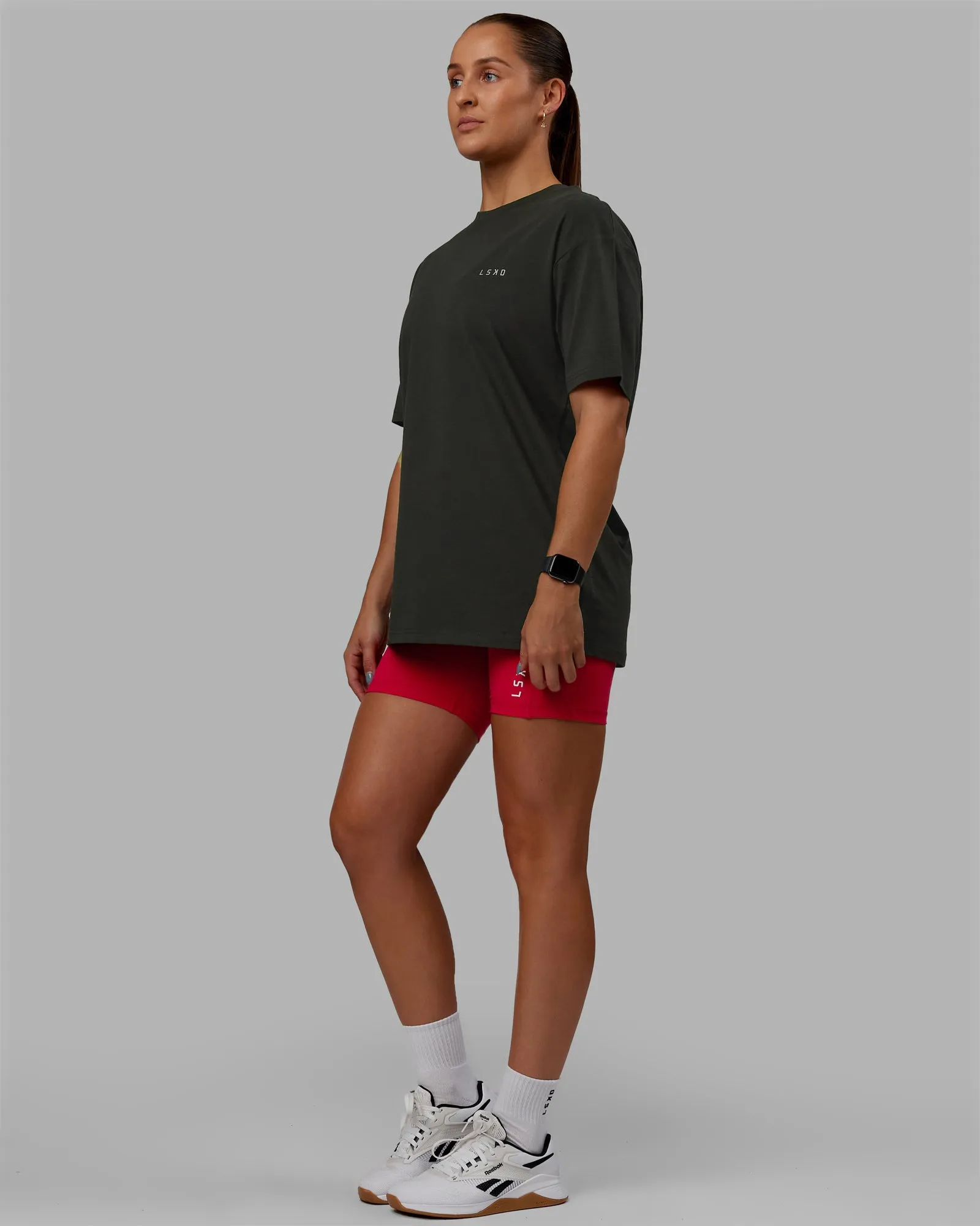 VS5 FLXCotton Tee Oversize - Pirate Black-Circular Grey sold by LSKD product image thumbnail 4