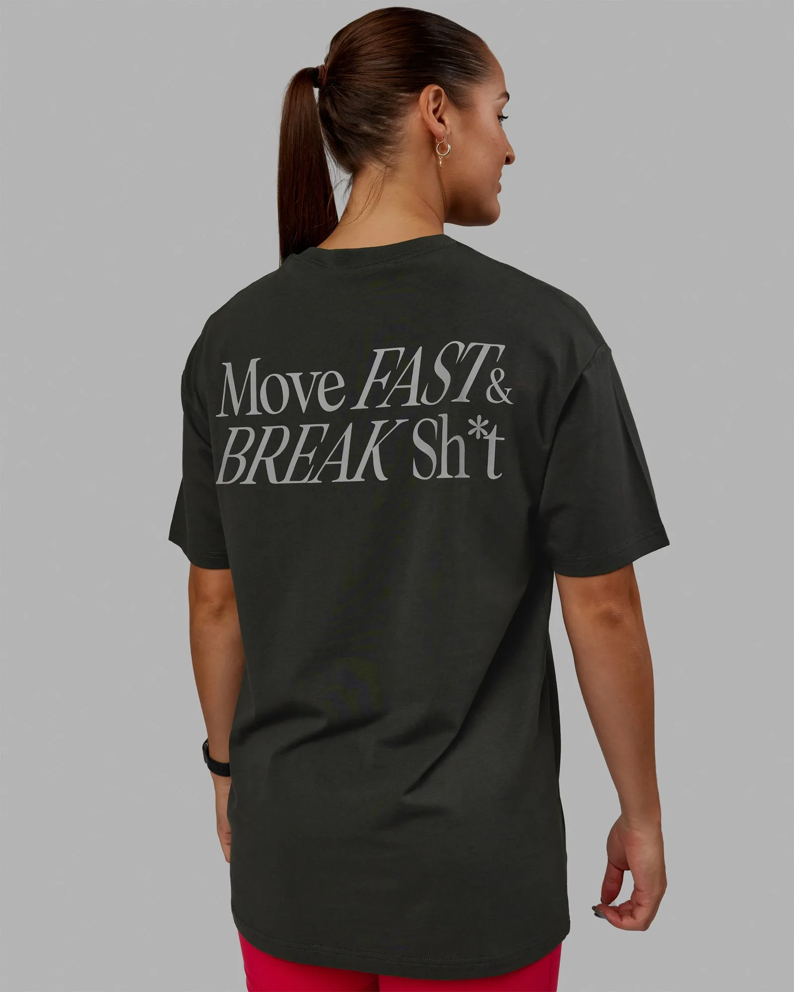 VS5 FLXCotton Tee Oversize - Pirate Black-Circular Grey sold by LSKD product image thumbnail 2