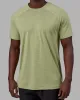 Perform VapourFLX Tee - Moss Stone Marl sold by LSKD
