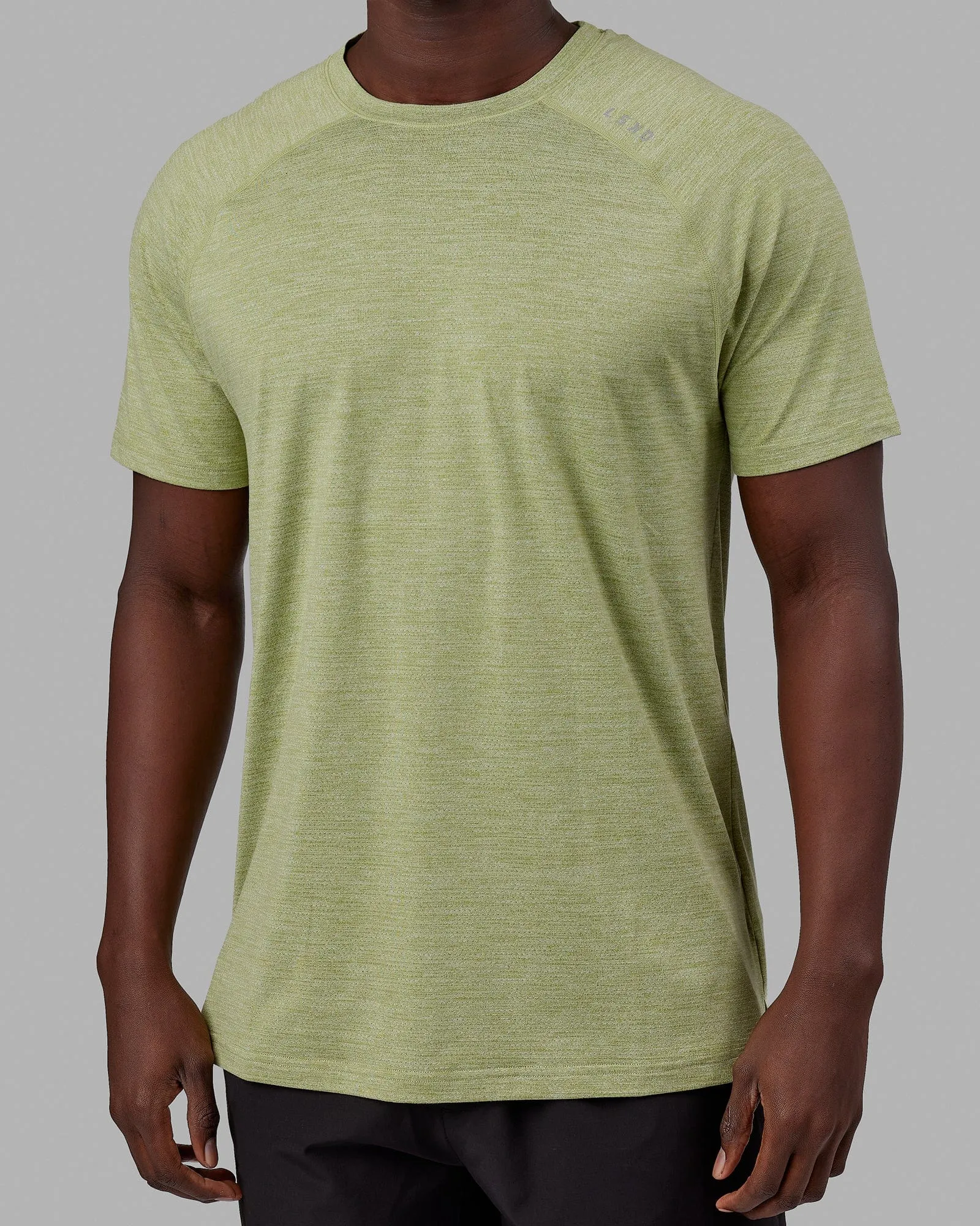 Perform VapourFLX Tee - Moss Stone Marl sold by LSKD product image thumbnail 5