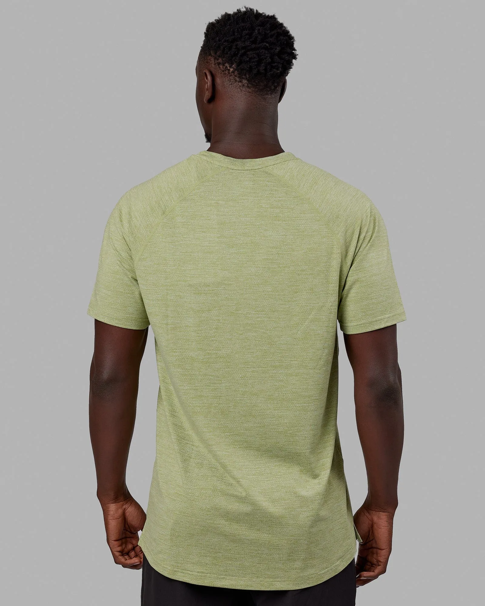 Perform VapourFLX Tee - Moss Stone Marl sold by LSKD product image thumbnail 4