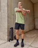 Perform VapourFLX Tee - Moss Stone Marl sold by LSKD