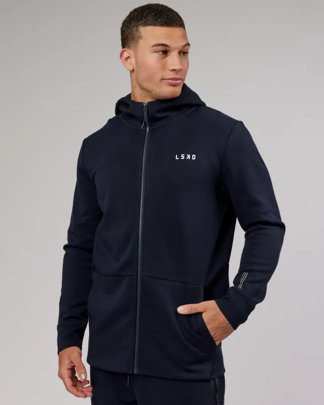 Athlete ForgedFleece Zip Up Hoodie - Dark Navy made by LSKD