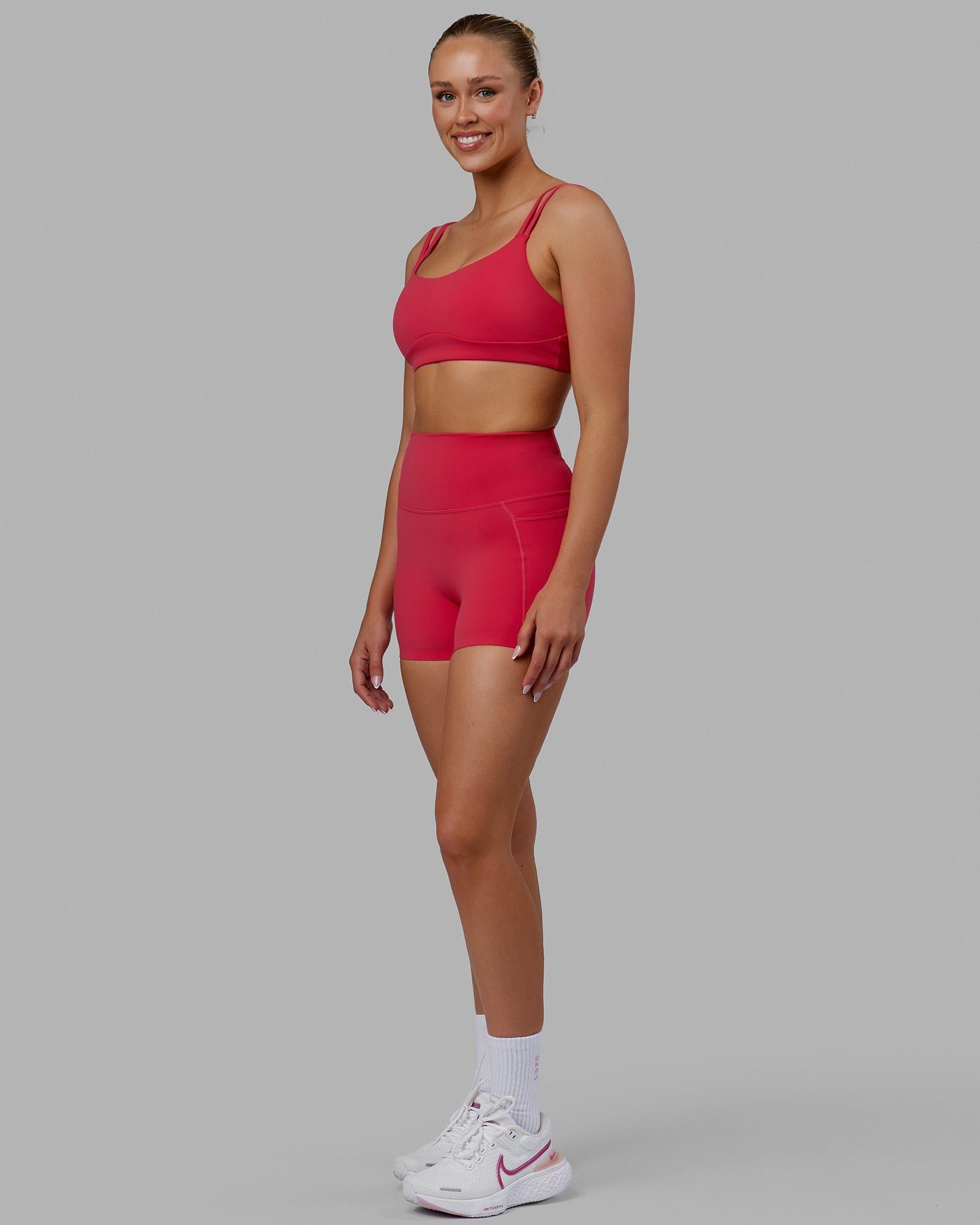 Elixir X-Short Tights With Pockets - Raspberry sold by LSKD product image thumbnail 3