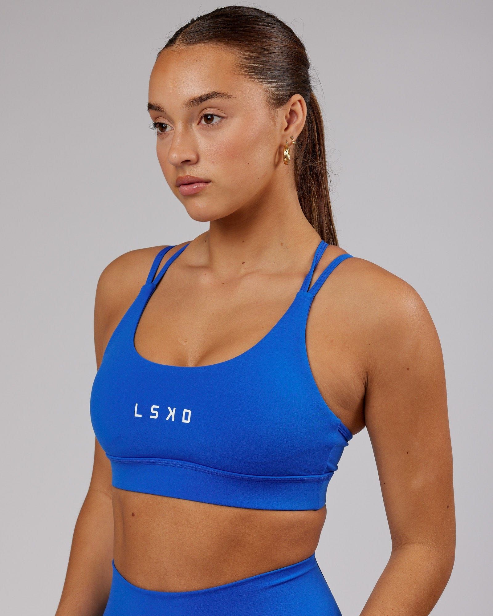 Bridge Sports Bra - Strong Blue sold by LSKD