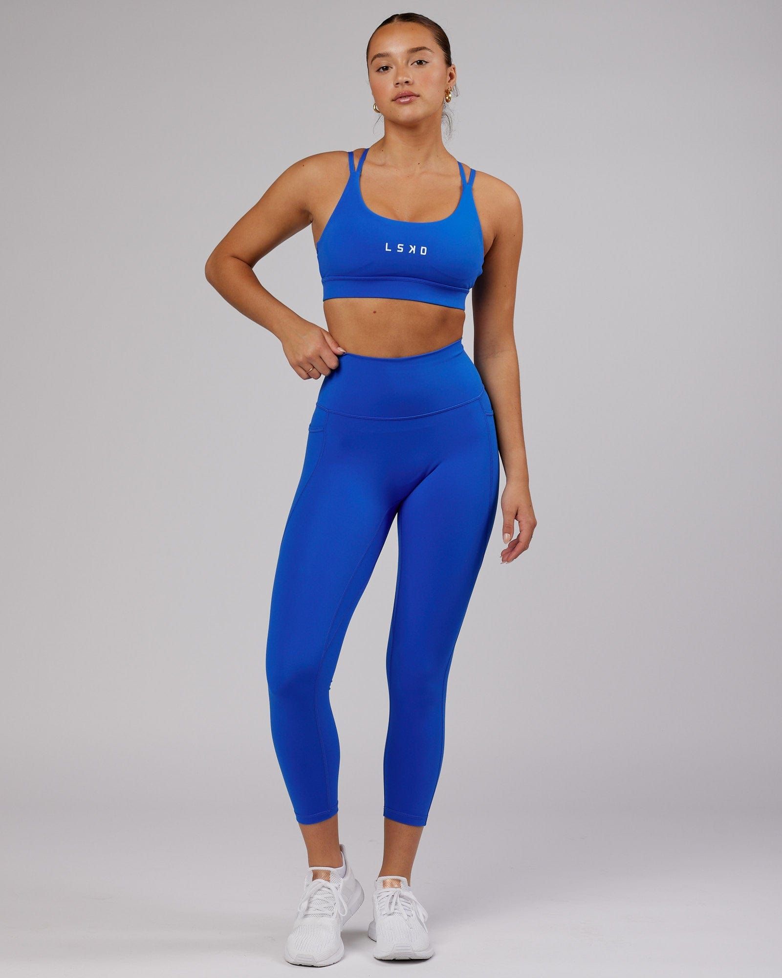 Bridge Sports Bra - Strong Blue sold by LSKD product image thumbnail 3