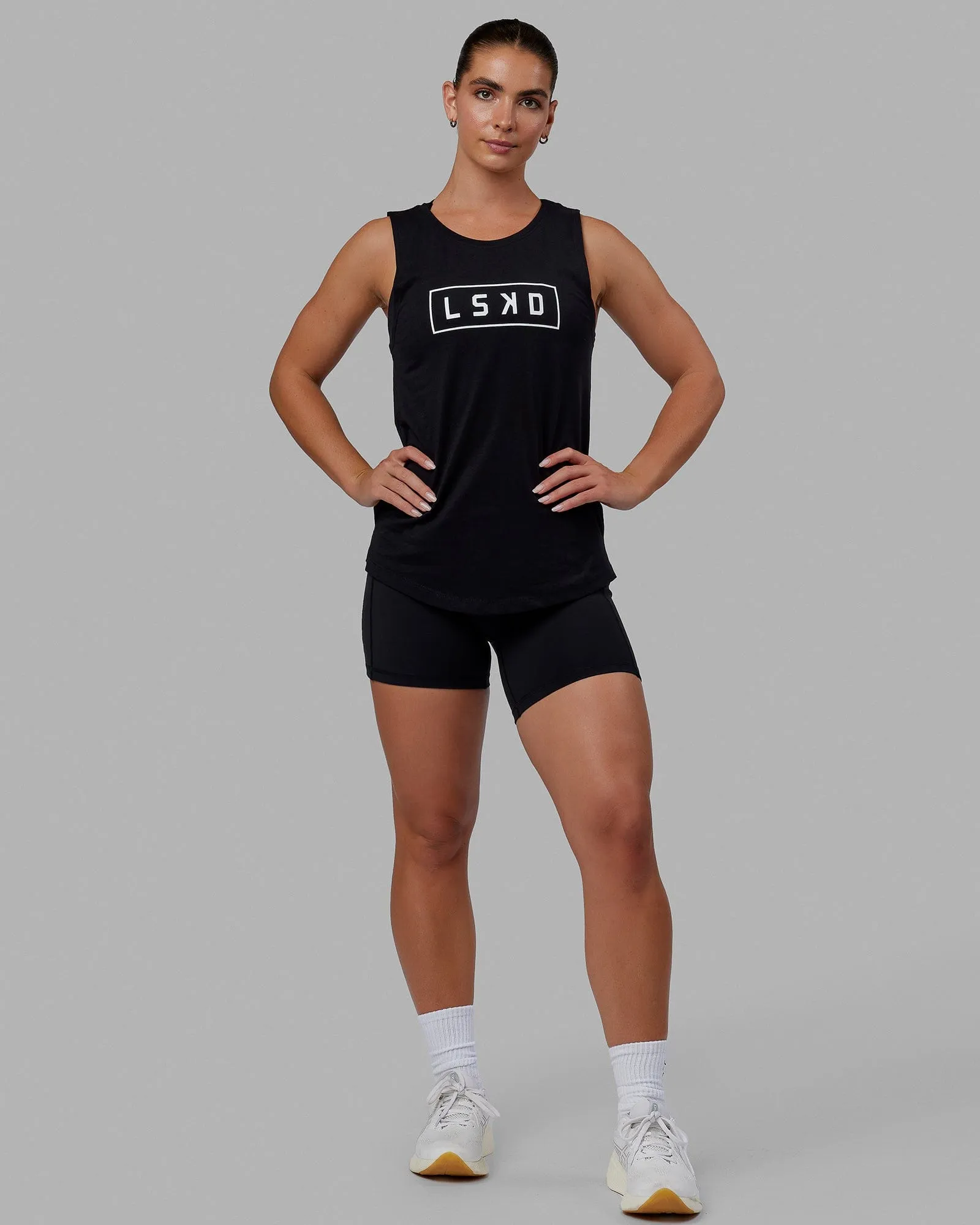 Luna Tank - Black-White sold by LSKD product image thumbnail 3