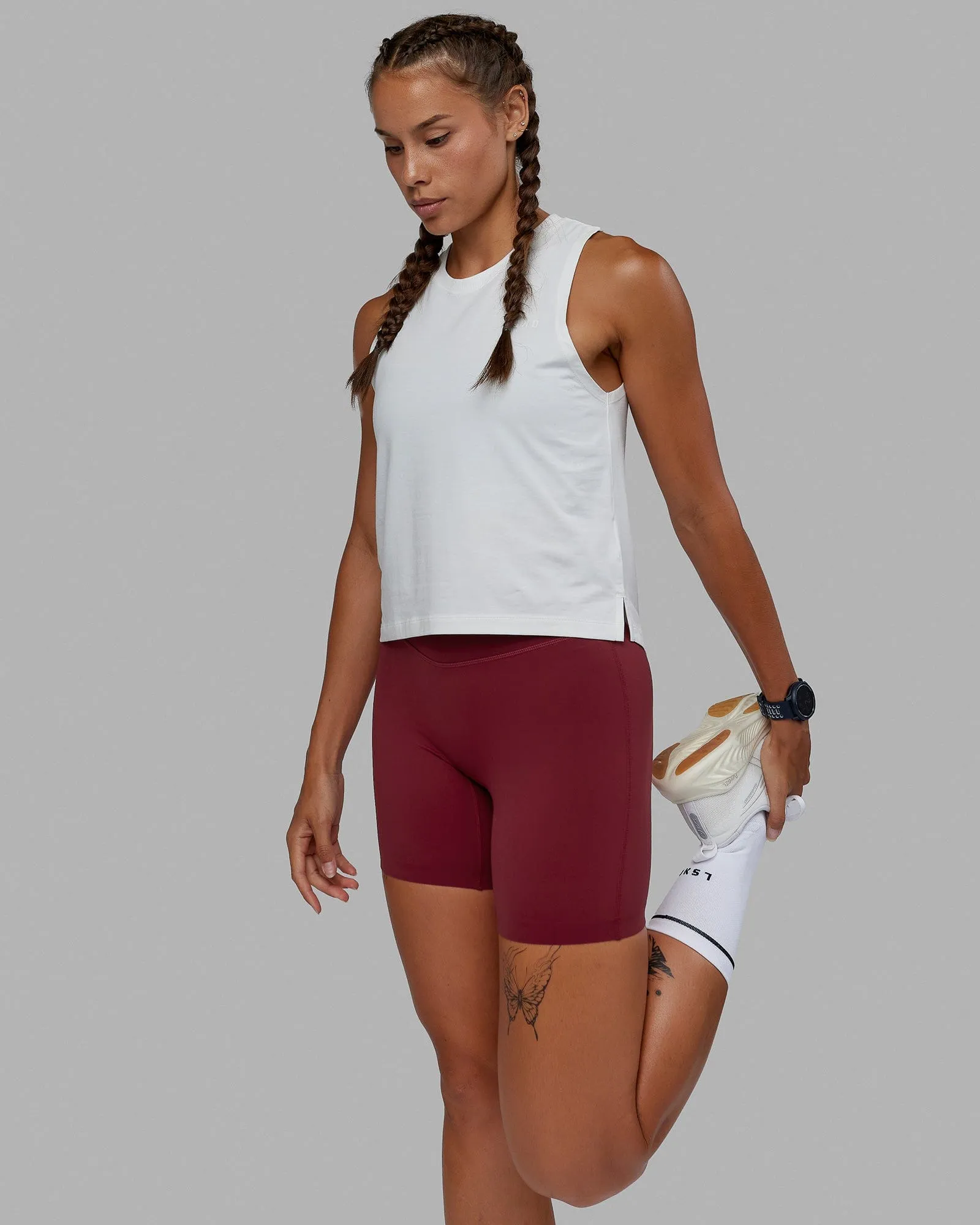 Deluxe PimaFLX Tank - Off White sold by LSKD