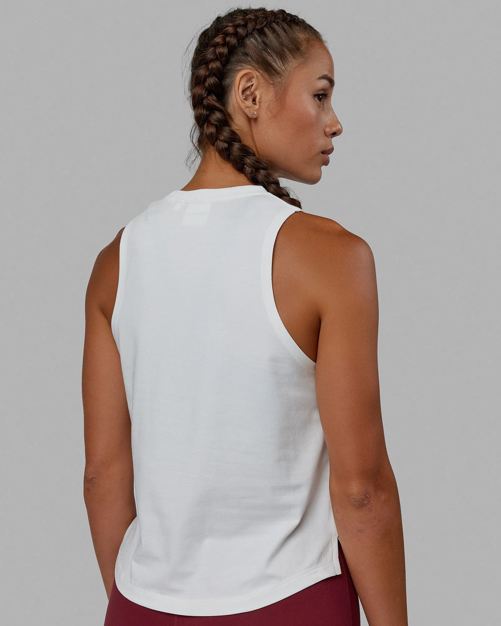 Deluxe PimaFLX Tank - Off White sold by LSKD product image thumbnail 5