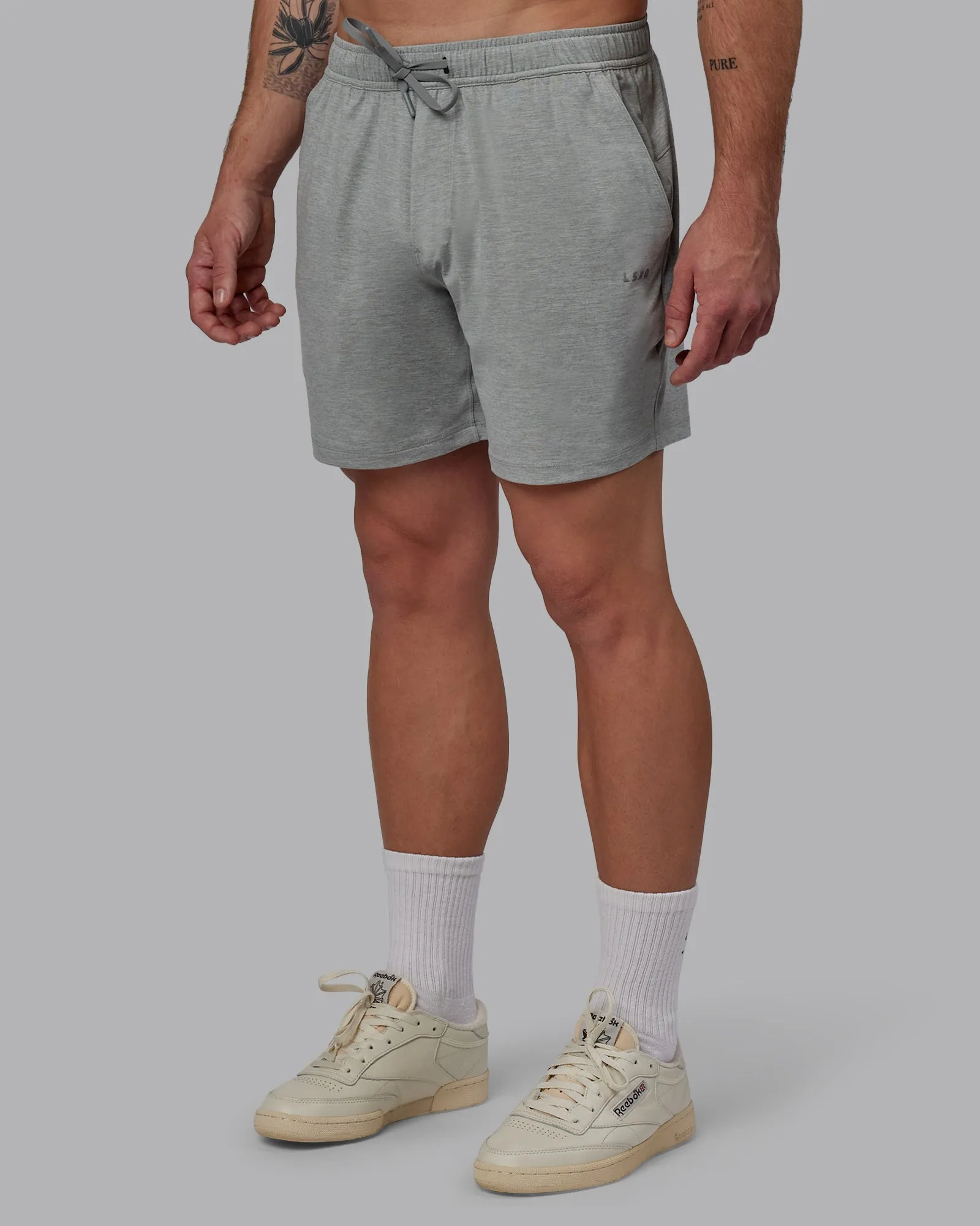 Restore CloudFLX Short - Light Grey Marl sold by LSKD