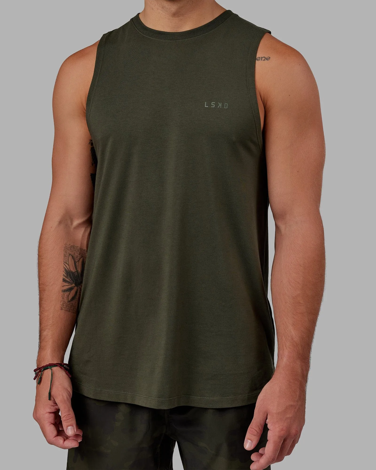 Deluxe PimaFLX Tank - Forest Night sold by LSKD product image thumbnail 5
