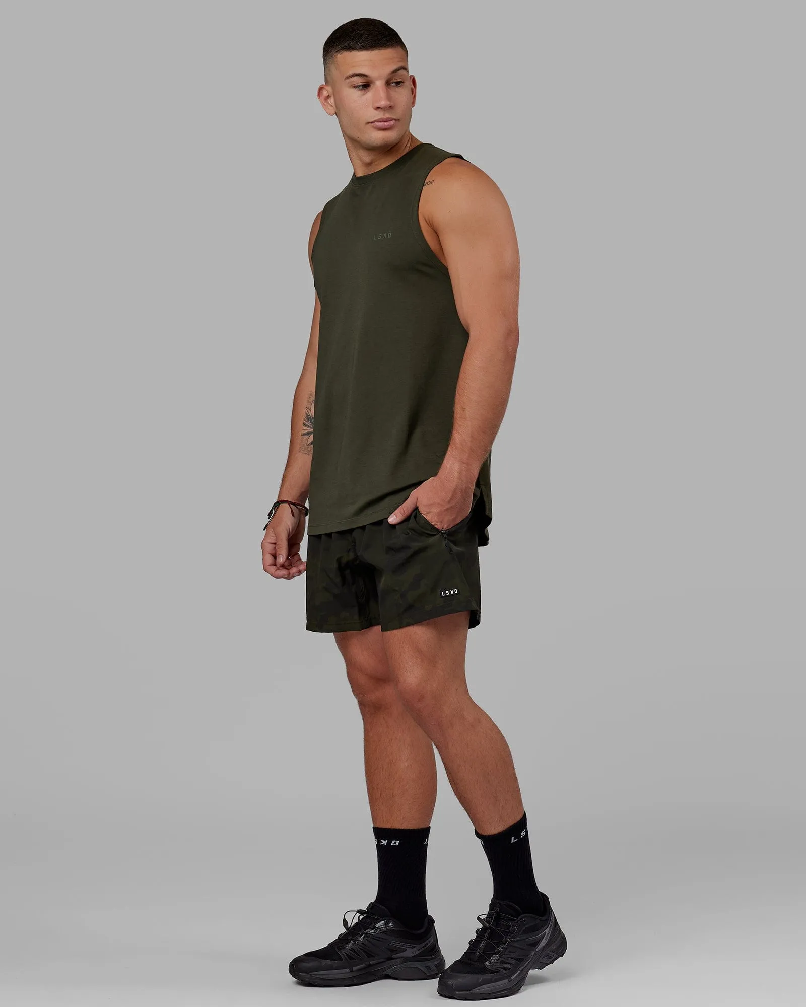 Deluxe PimaFLX Tank - Forest Night sold by LSKD product image thumbnail 4