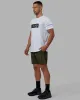 Strength FLXCotton Tee - White-Black sold by LSKD