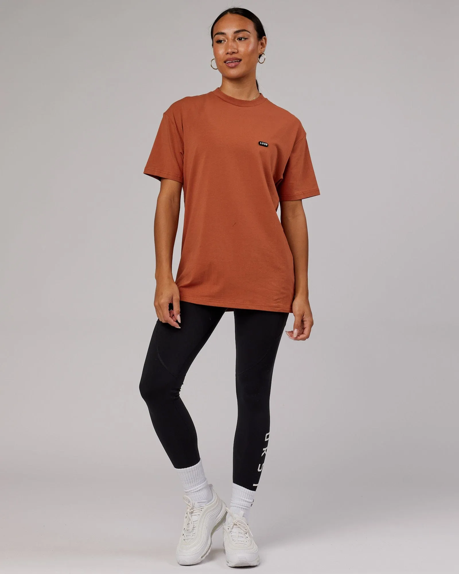 Unisex Capsule FLXCotton Tee Oversize - Auburn sold by LSKD product image thumbnail 4