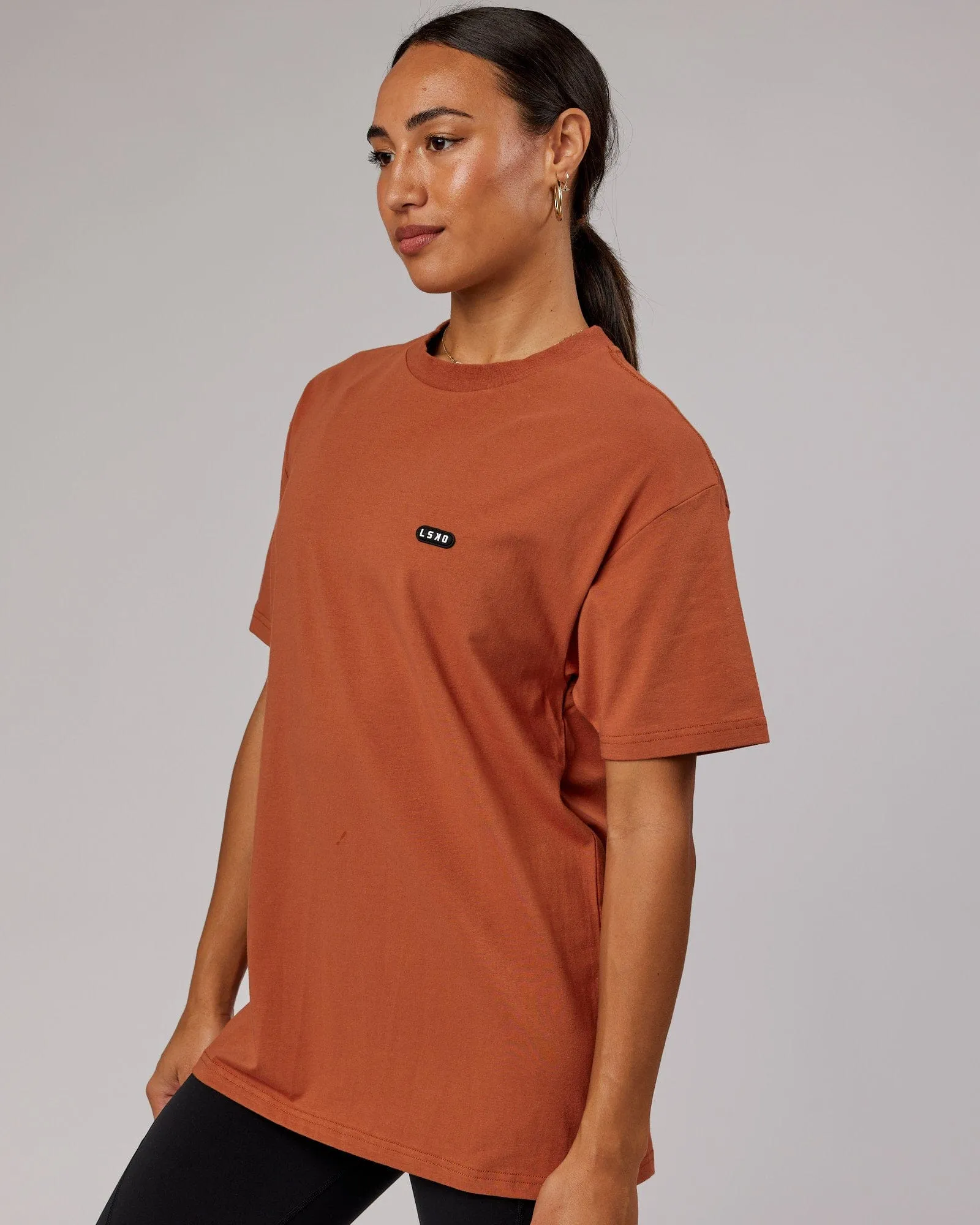 Unisex Capsule FLXCotton Tee Oversize - Auburn sold by LSKD product image thumbnail 2