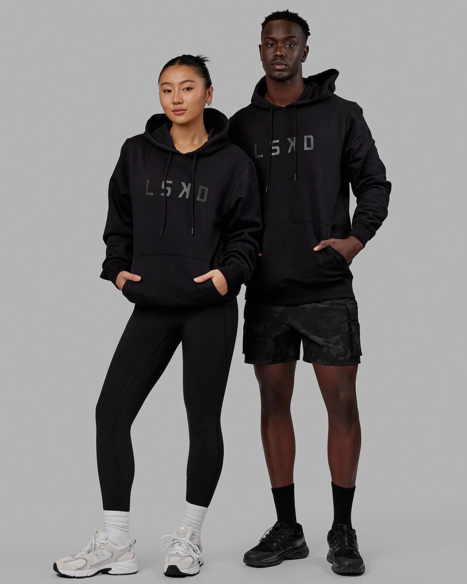 Unisex Structure Hoodie - Black-Black sold by LSKD