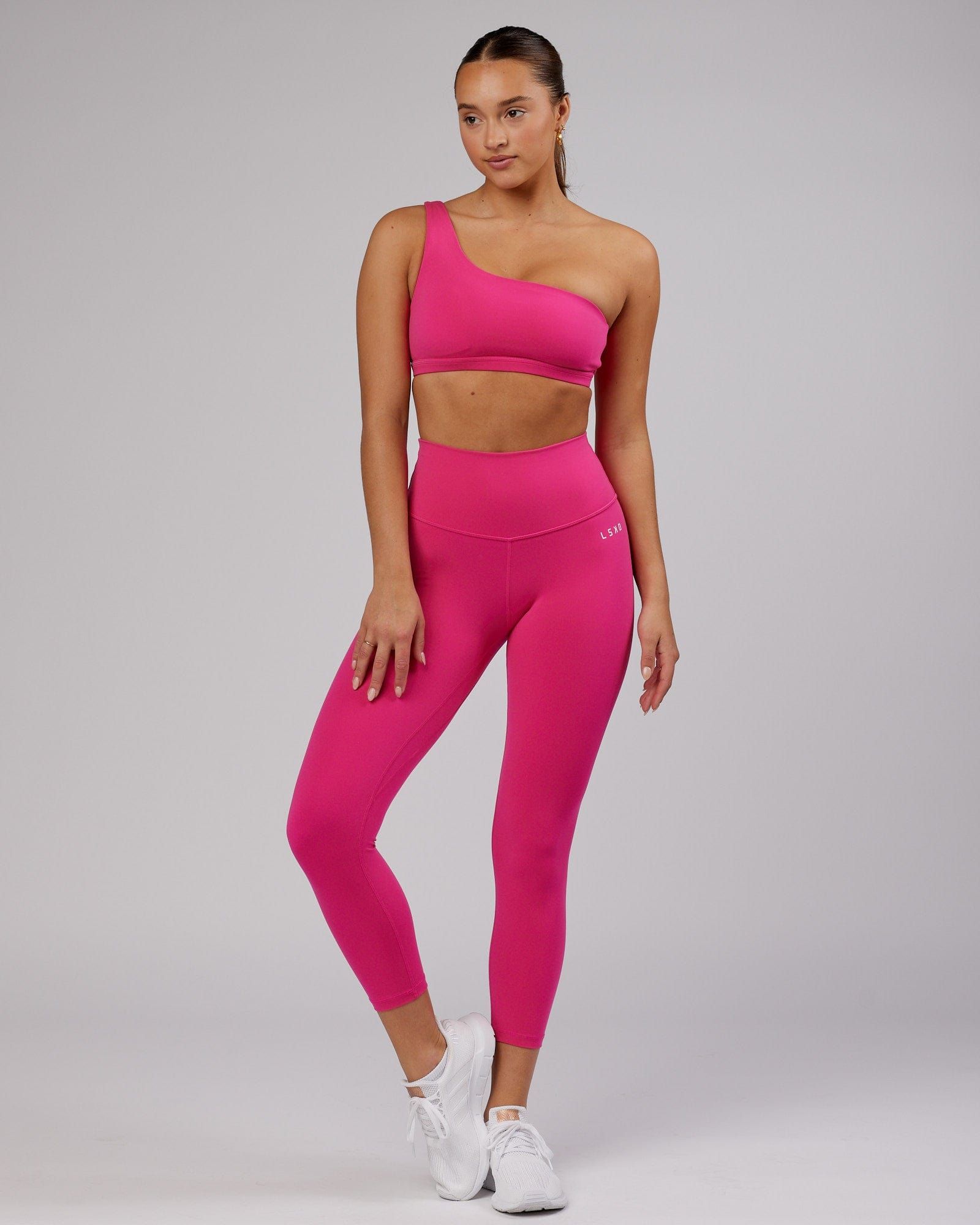 Flex Sports Bra - Magenta sold by LSKD product image thumbnail 3
