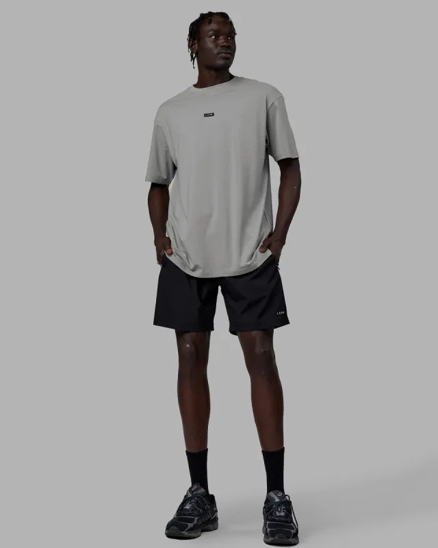 Fundamental FLXCotton Tee Longline Oversize - Ultimate Grey sold by LSKD