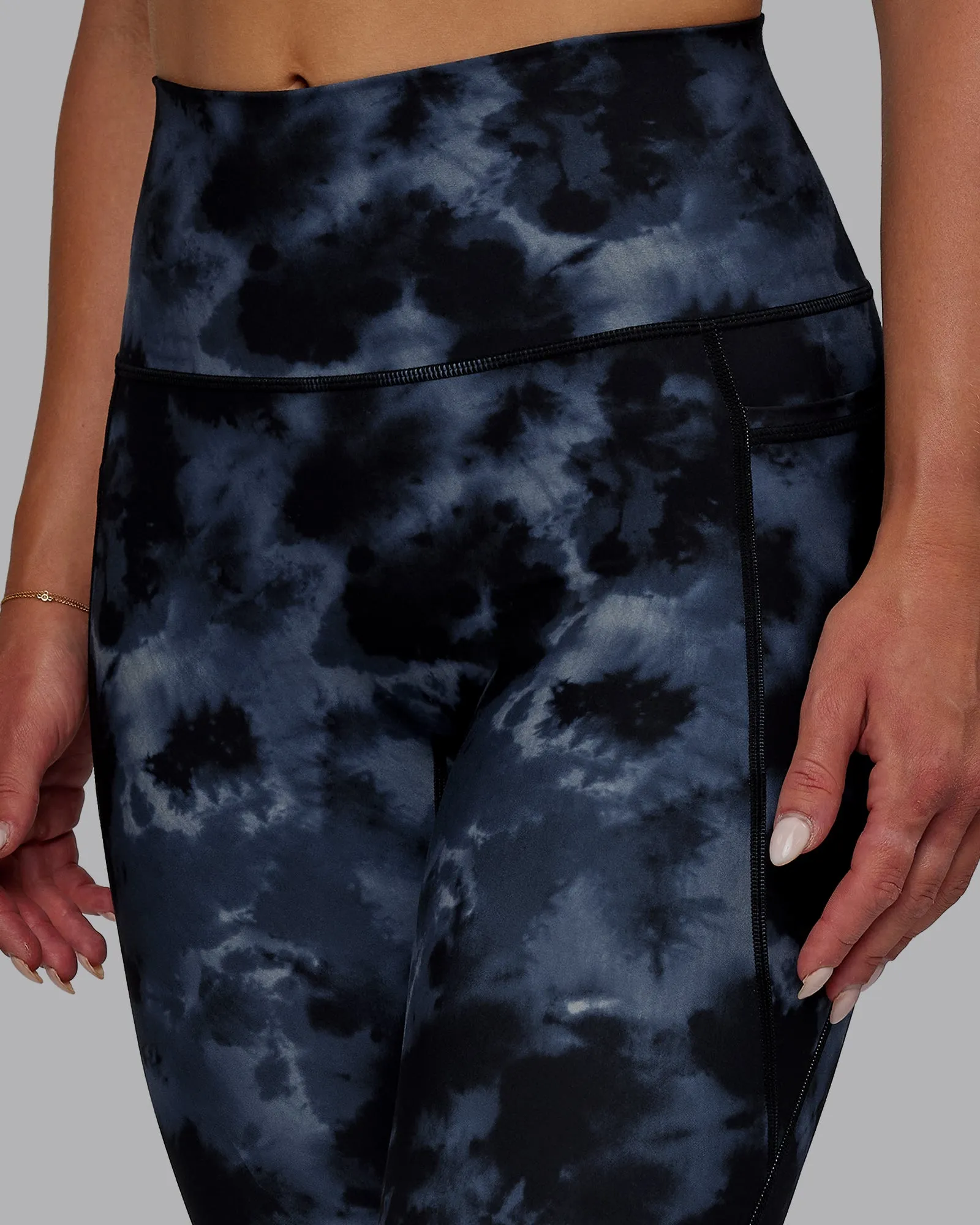 Fusion 7/8 Length Tights - Tie Dye-Midnight sold by LSKD product image thumbnail 3