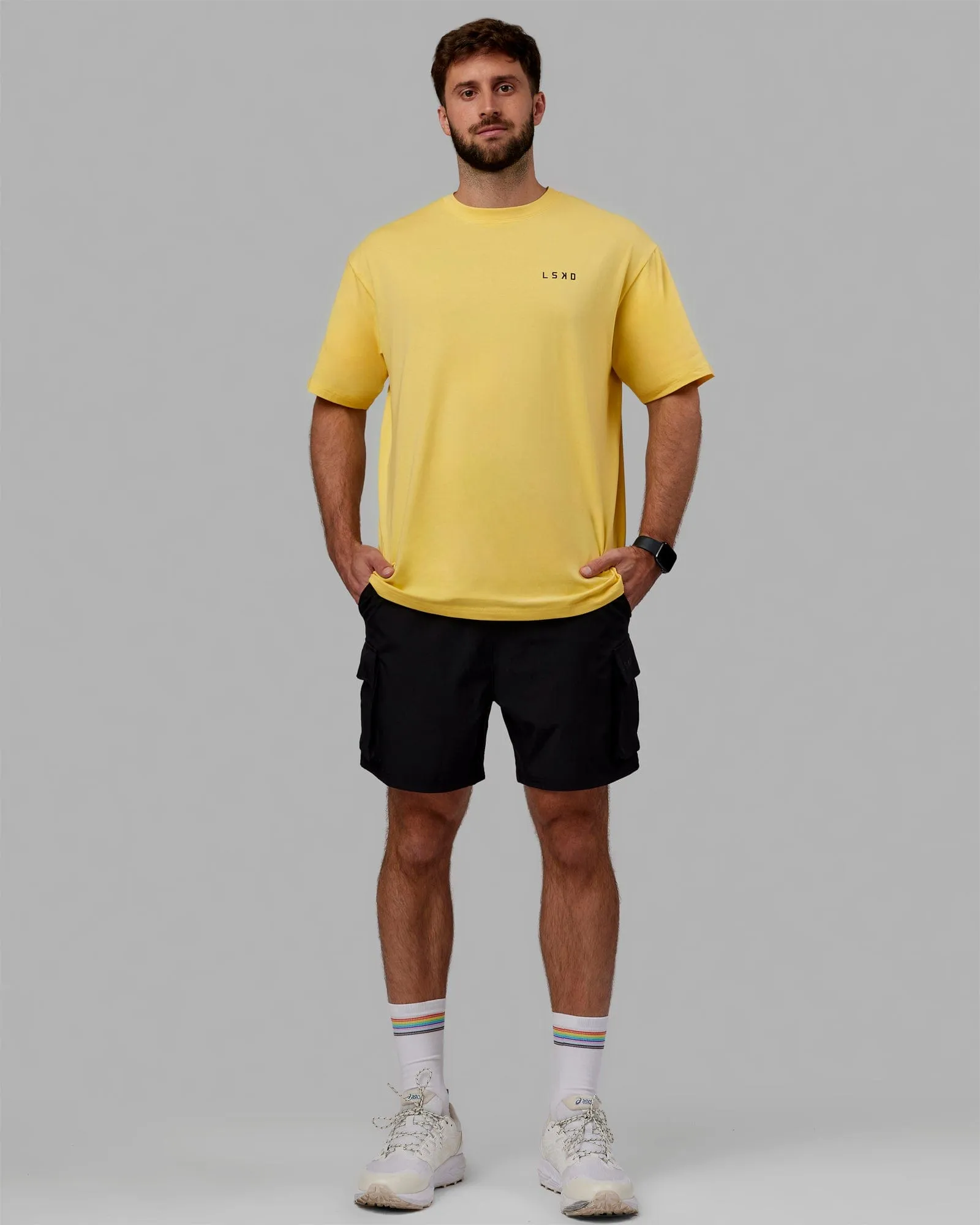 Unisex We Rise Together FLXCotton Tee Oversize - Lemon sold by LSKD product image thumbnail 5