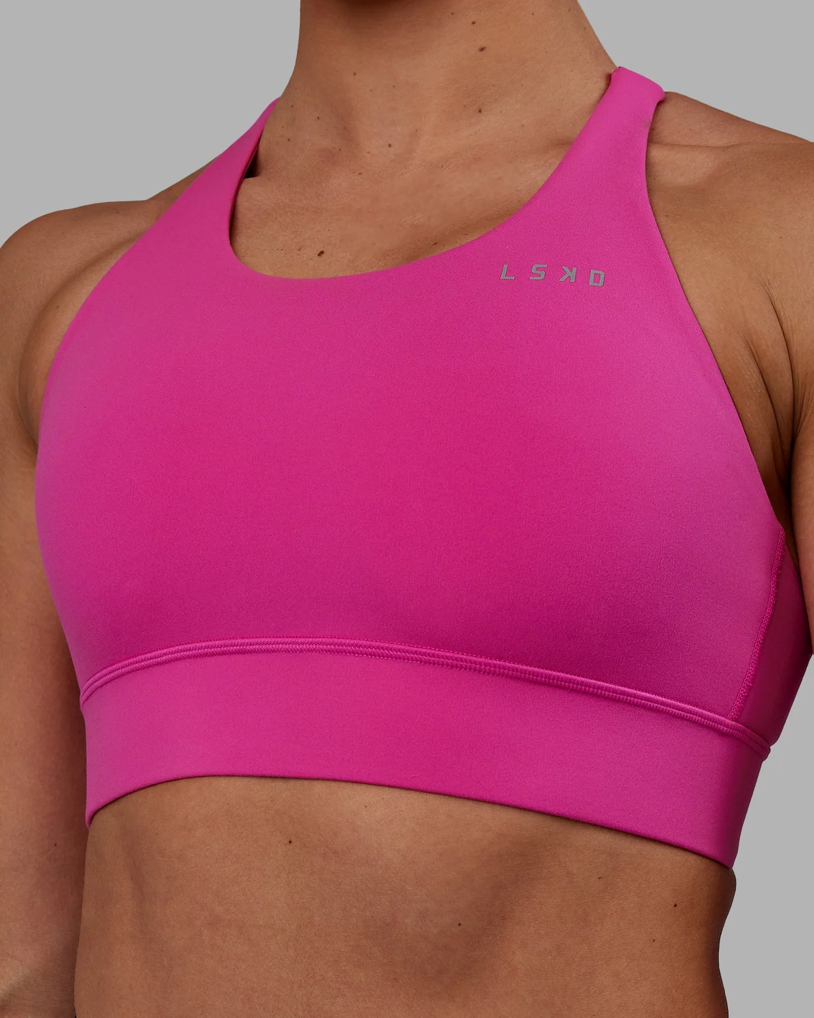 Accelerate Sports Bra - Fuchsia Pink sold by LSKD product image thumbnail 4