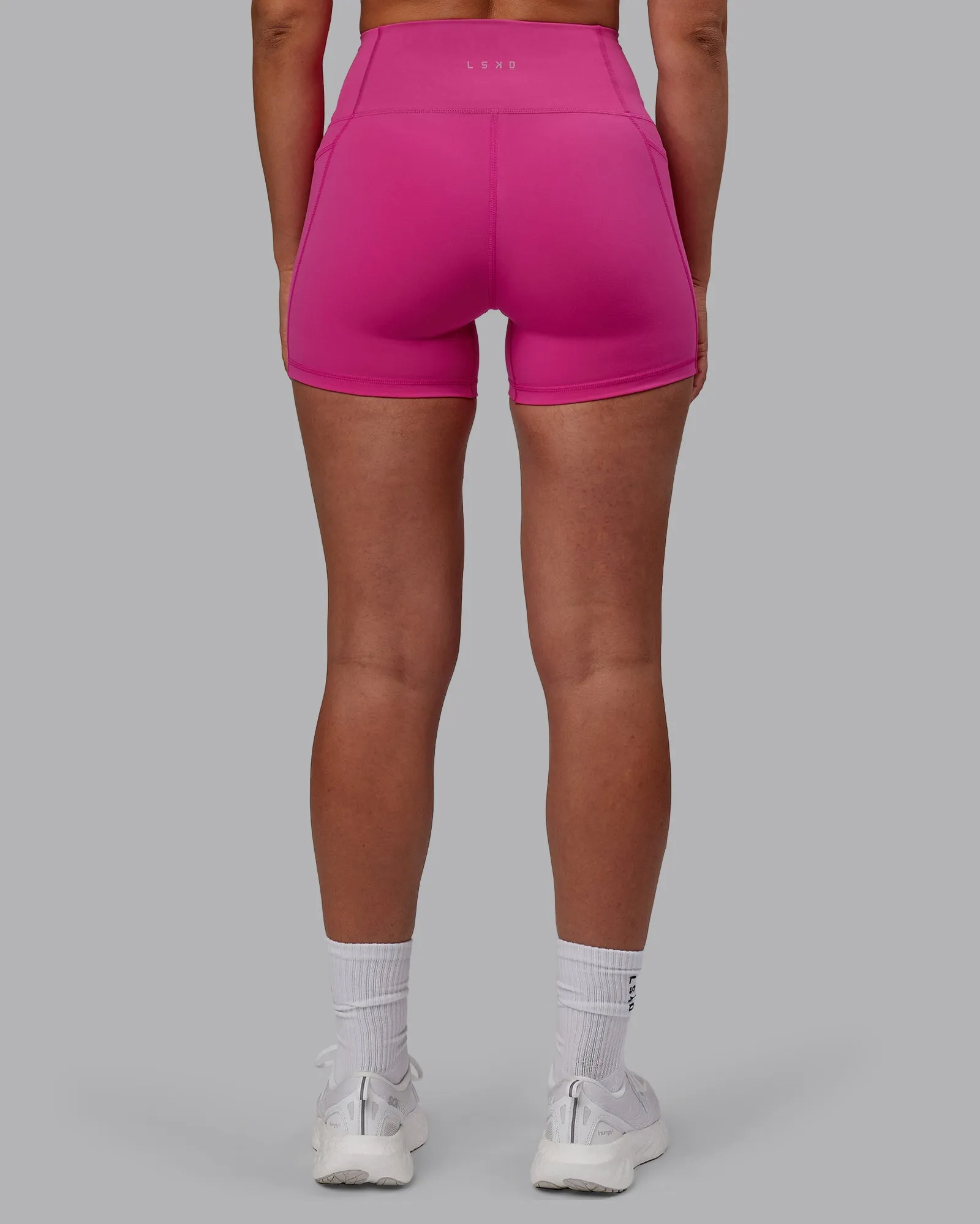 Fusion X-Short Tight with Pockets - Fuchsia Pink sold by LSKD product image thumbnail 4