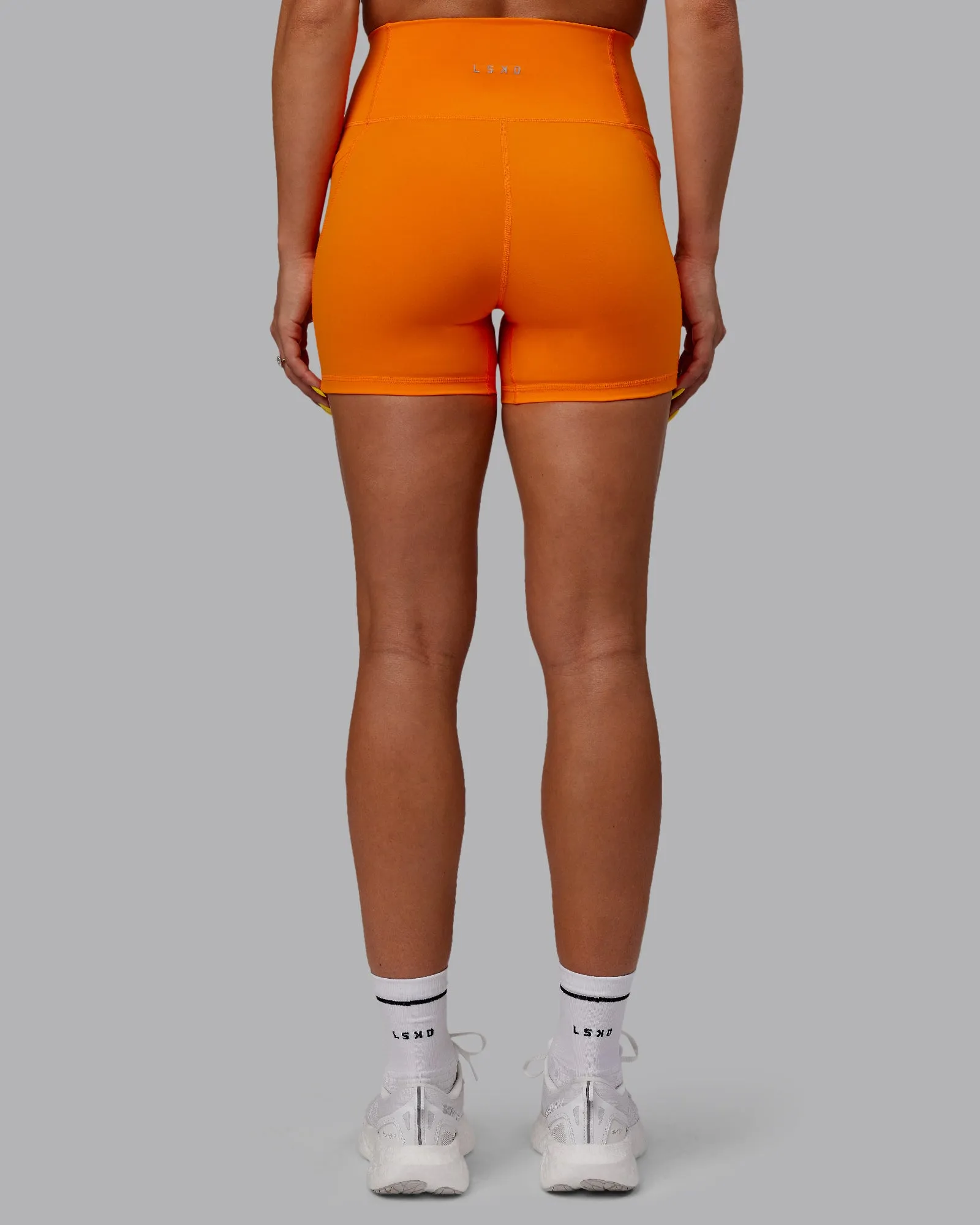 Fusion X-Short Tight with Pockets - Vibrant Orange sold by LSKD product image thumbnail 4