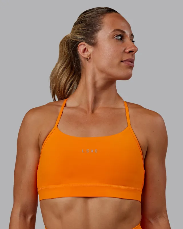 Lift Sports Bra - Vibrant Orange sold by LSKD