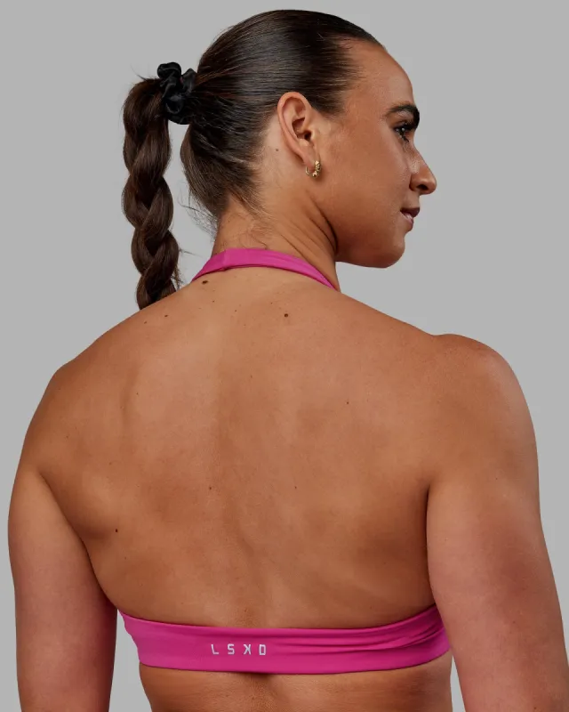 Challenger Sports Bra - Fuchsia Pink sold by LSKD